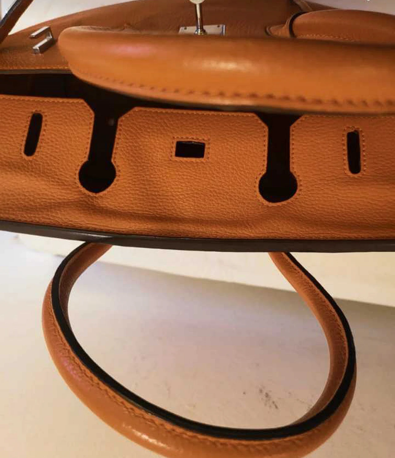 Hermes Birkin 35 Clémence leather bag 8