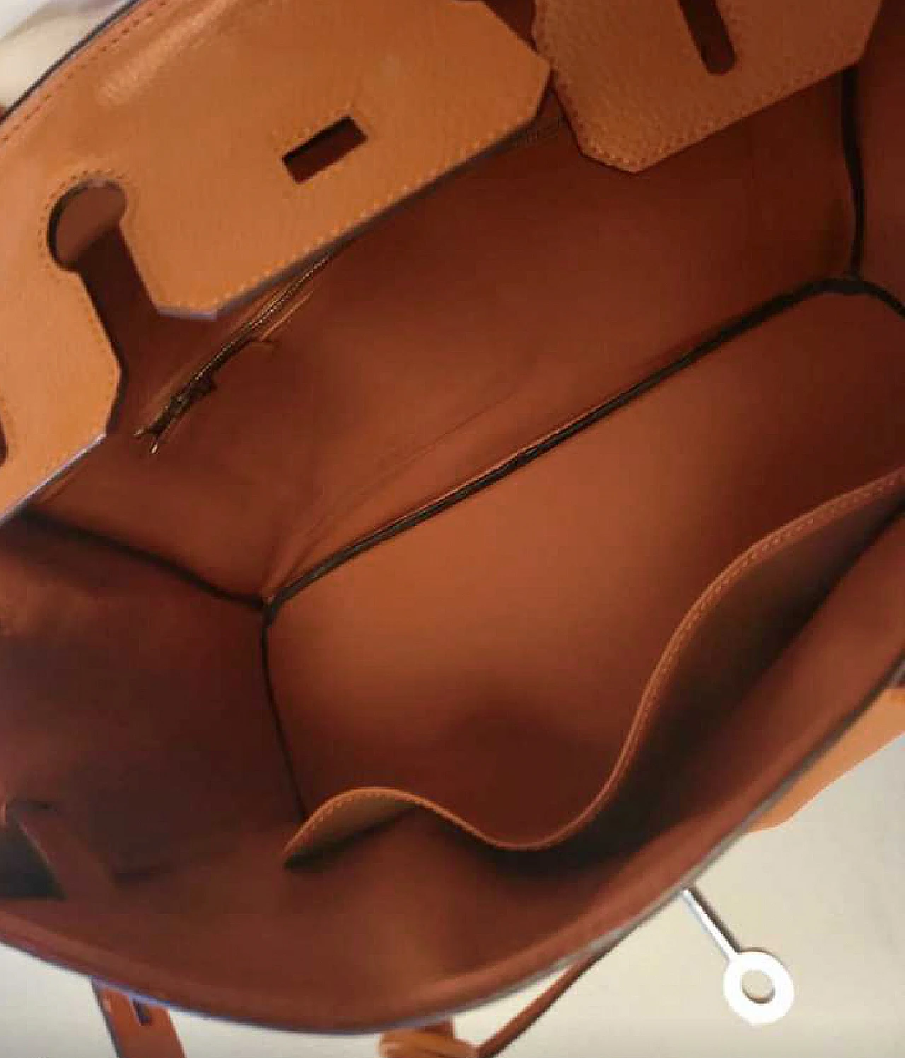 Hermes Birkin 35 Clémence leather bag 9