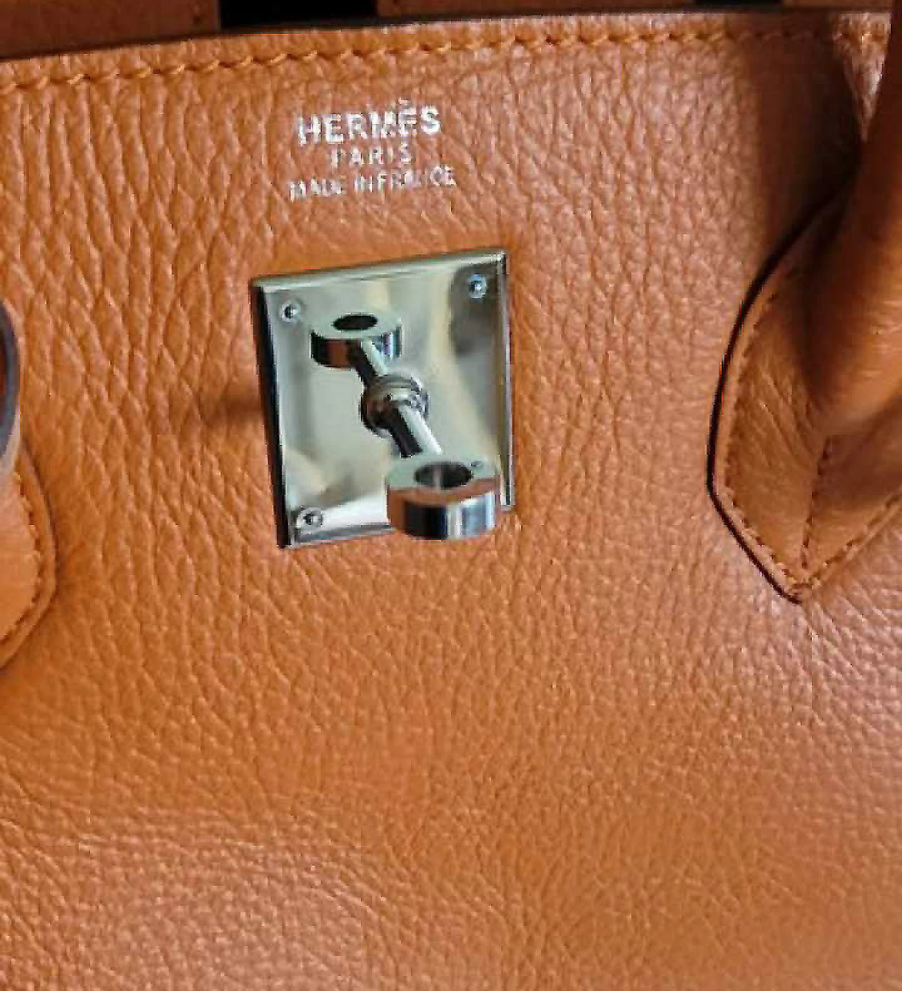 Hermes Birkin 35 Clémence leather bag 11