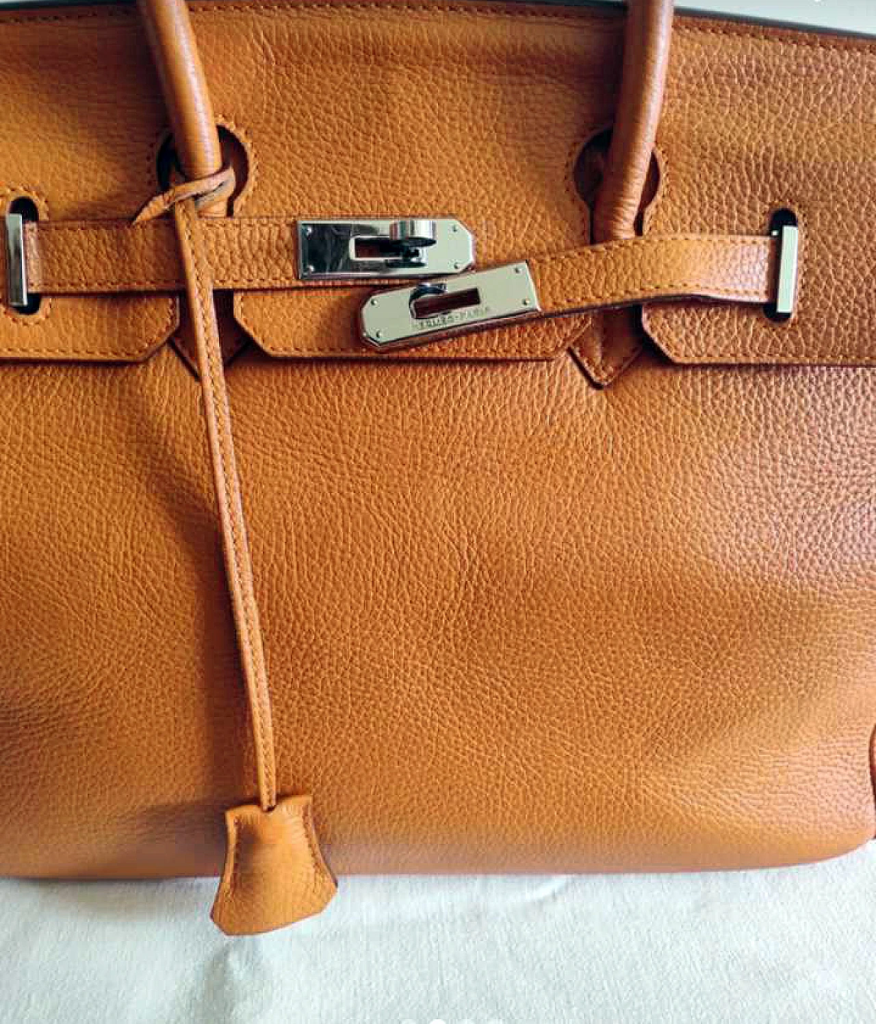 Hermes Birkin 35 Clémence leather bag 12