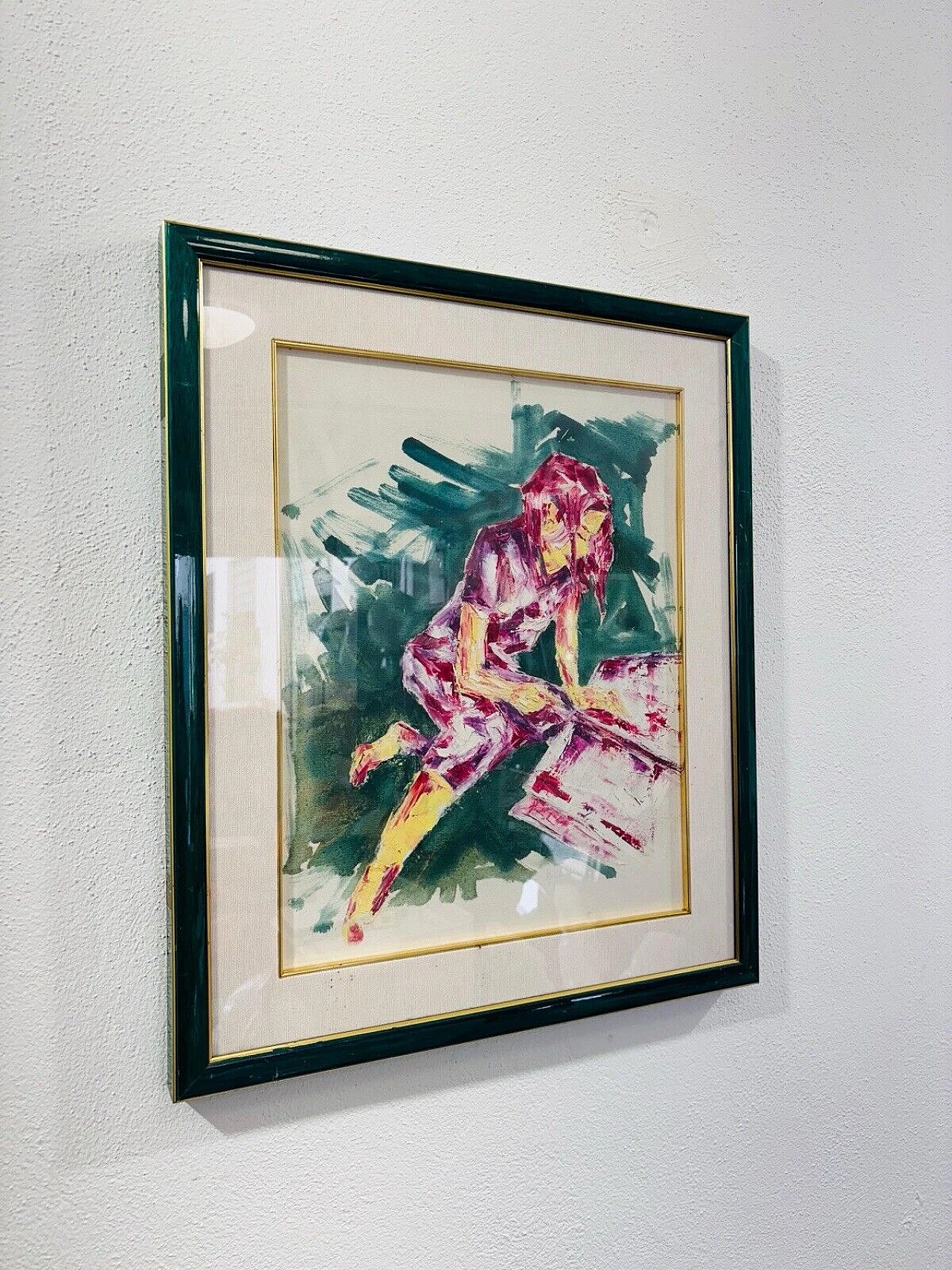 Maria Scarcella, La Rossa, dipinto a olio su tela, 1967 1