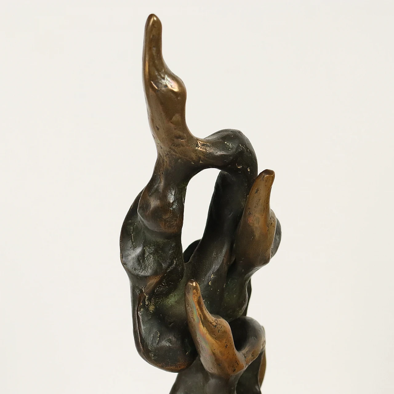 Gino Masciarelli, Volo d'anatre, bronze sculpture 3
