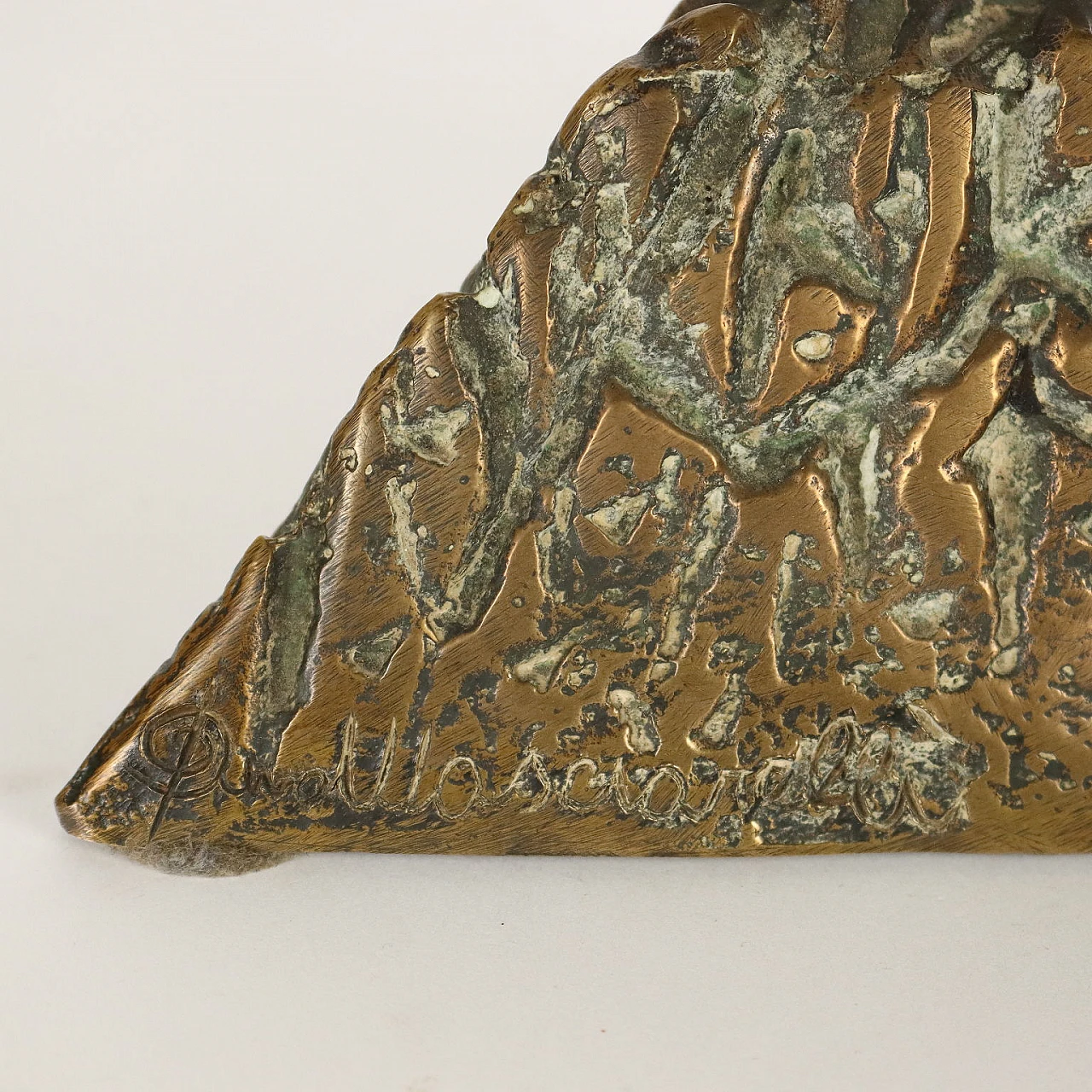 Gino Masciarelli, Volo d'anatre, bronze sculpture 7