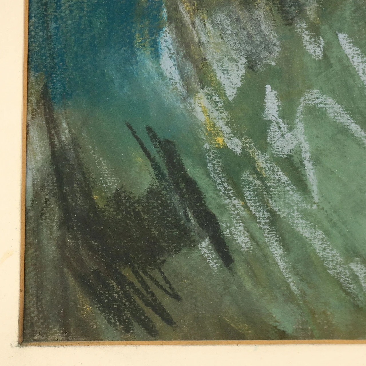 Ezio Pastorio, Ritratto femminile, tecnica mista su carta 5