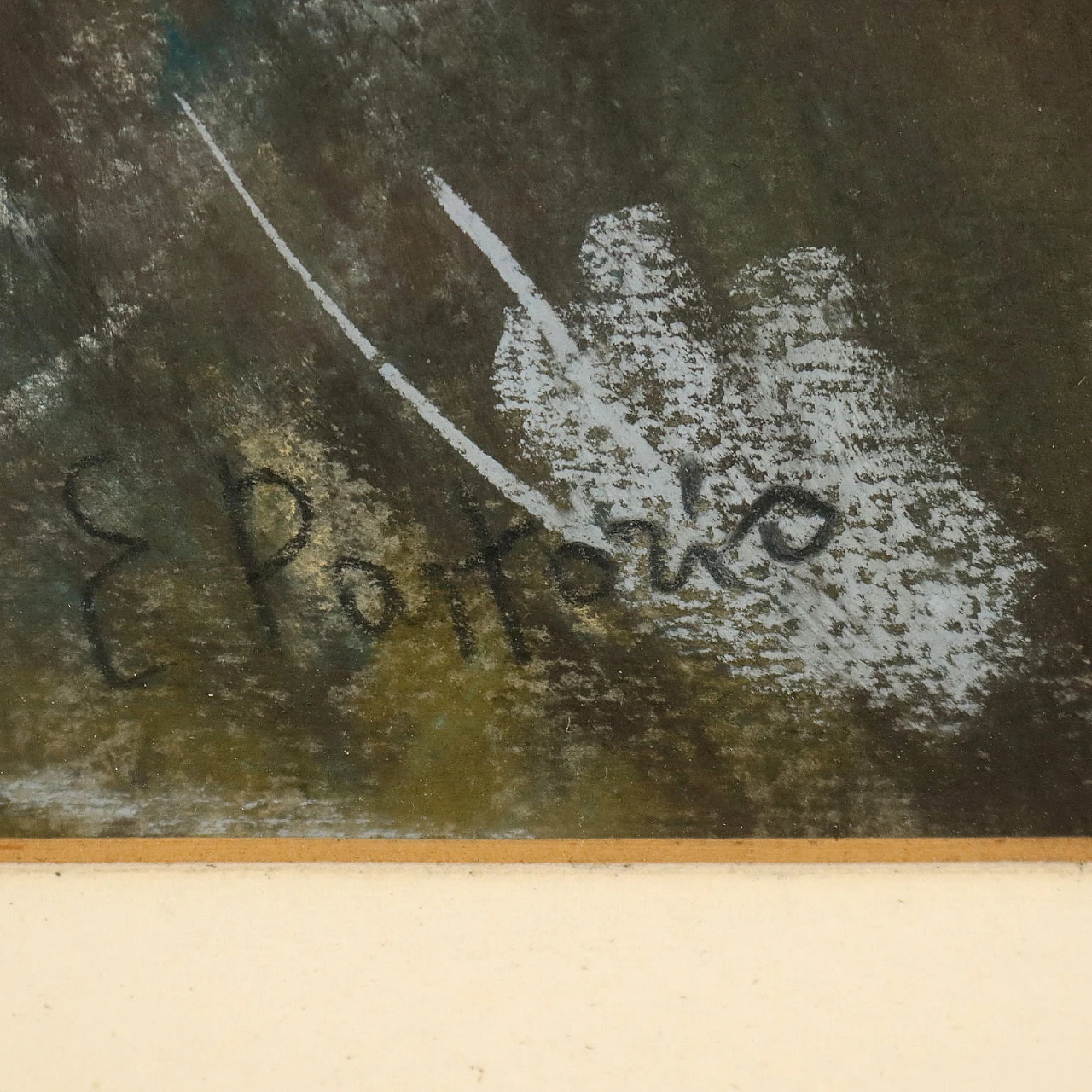 Ezio Pastorio, Ritratto femminile, tecnica mista su carta 6