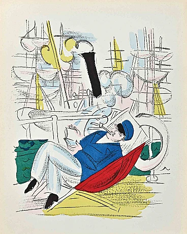 Raoul Dufy, Rest, Lithograph  1920s-1930s