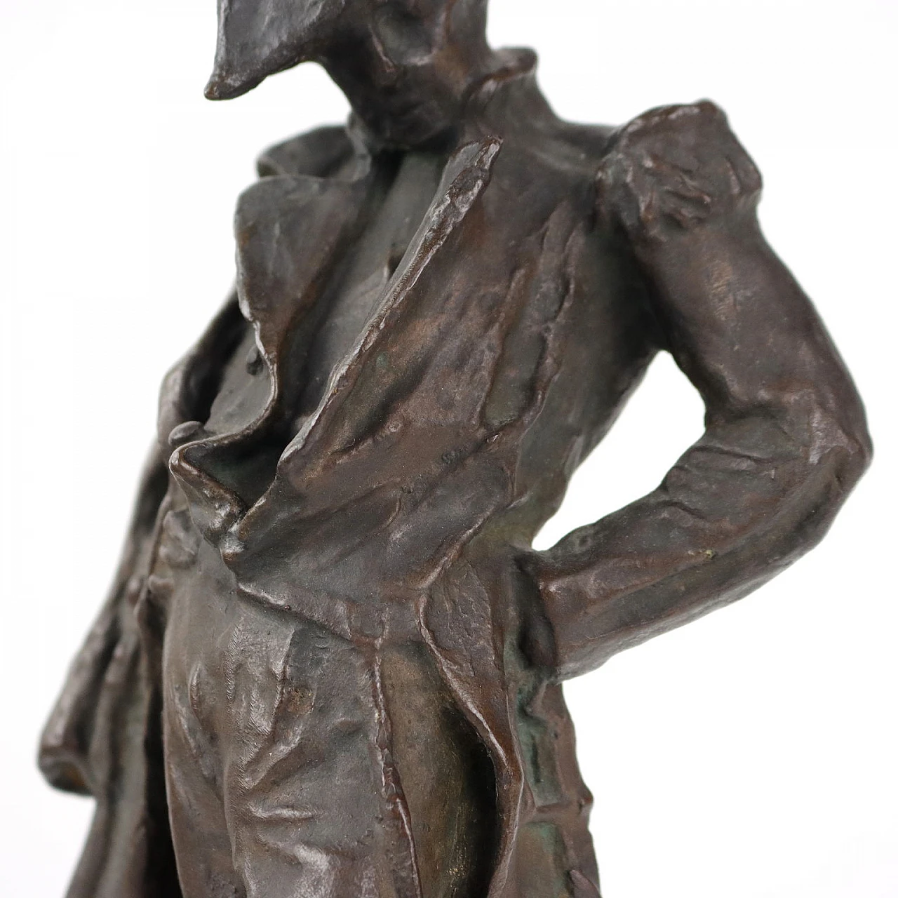 Giuseppe Domenico Grandi, Marshal Ney, bronze sculpture, late 19th century 4