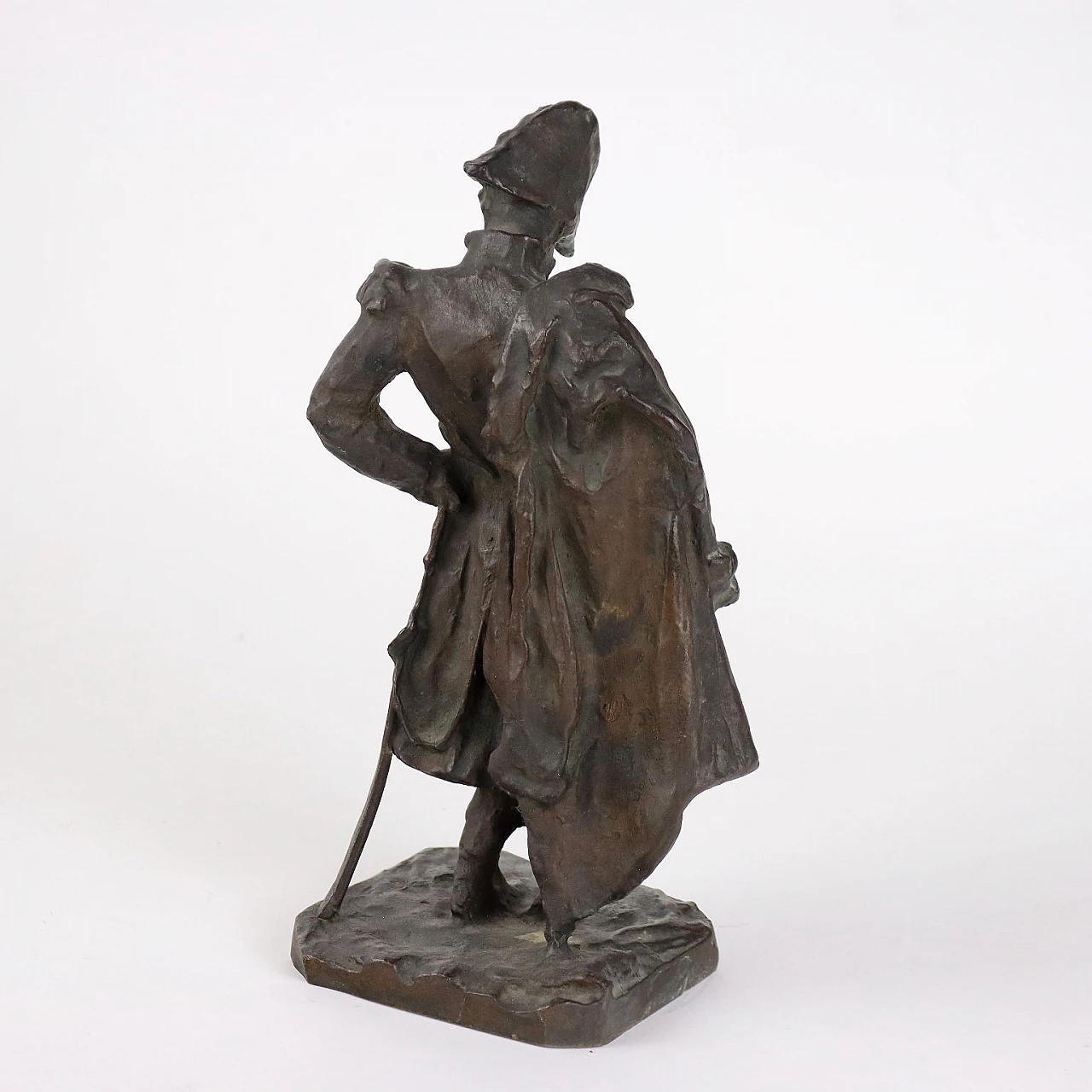 Giuseppe Domenico Grandi, Marshal Ney, bronze sculpture, late 19th century 7