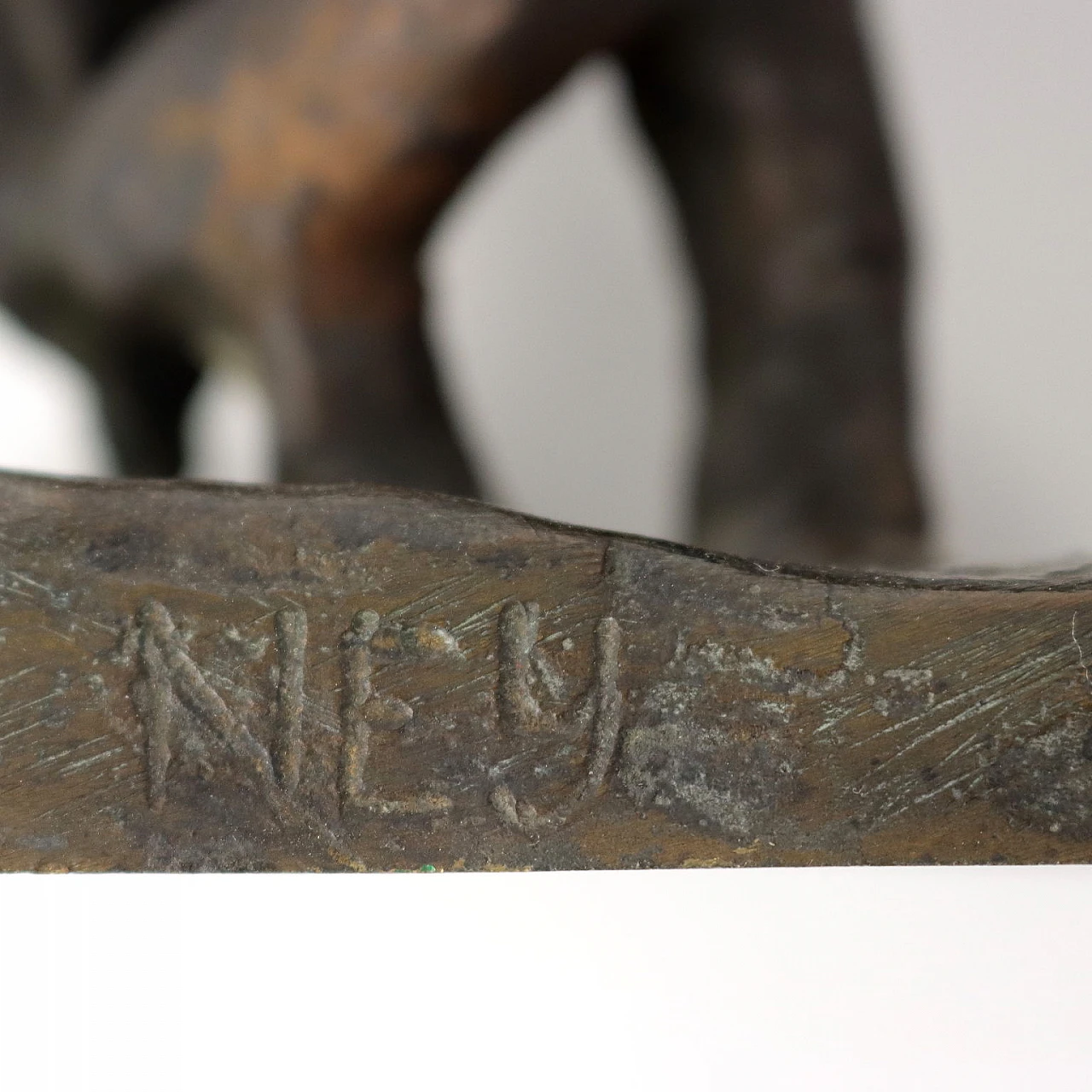 Giuseppe Domenico Grandi, Marshal Ney, bronze sculpture, late 19th century 8