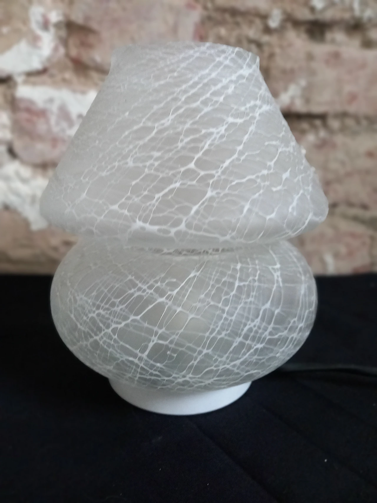 Coppia di abat jour in vetro di Zonca, anni '60 3