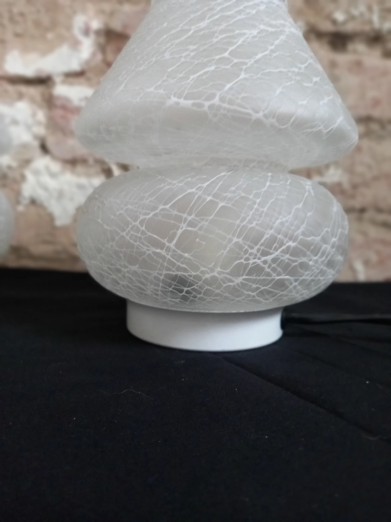 Coppia di abat jour in vetro di Zonca, anni '60 4