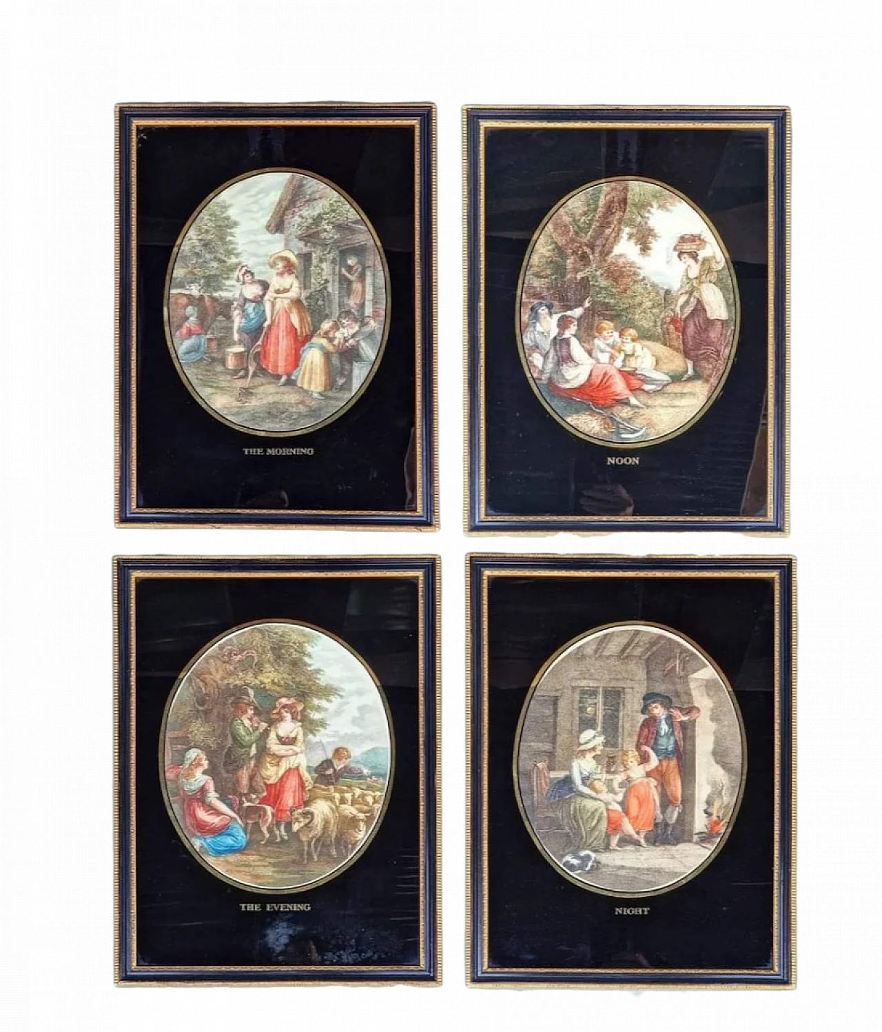 William J. Allingham, The Four Phases of the Day, engraving, 1920s 12