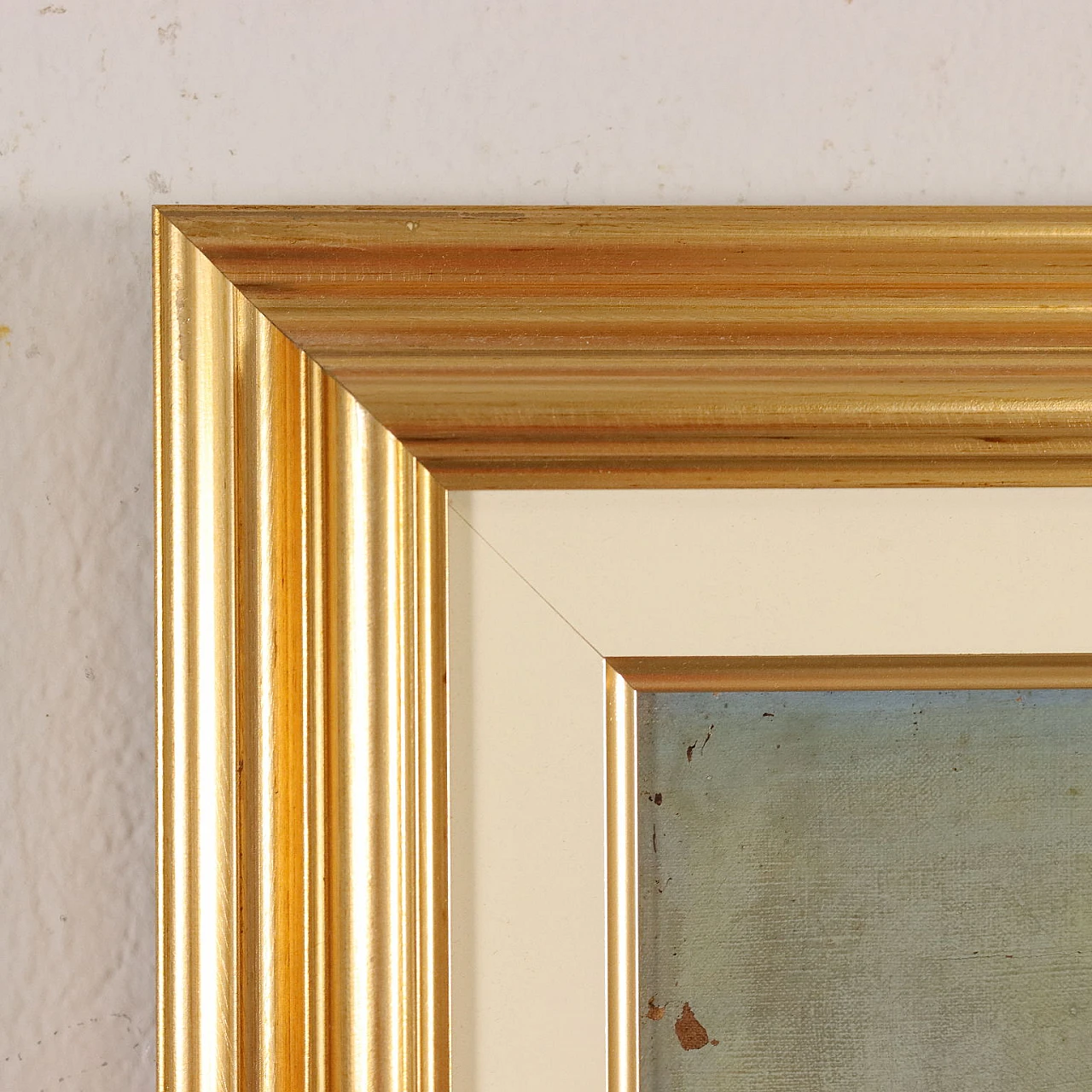 Veduta del Golfo di Napoli e del Vesuvio, dipinto a olio su tela, '800 8