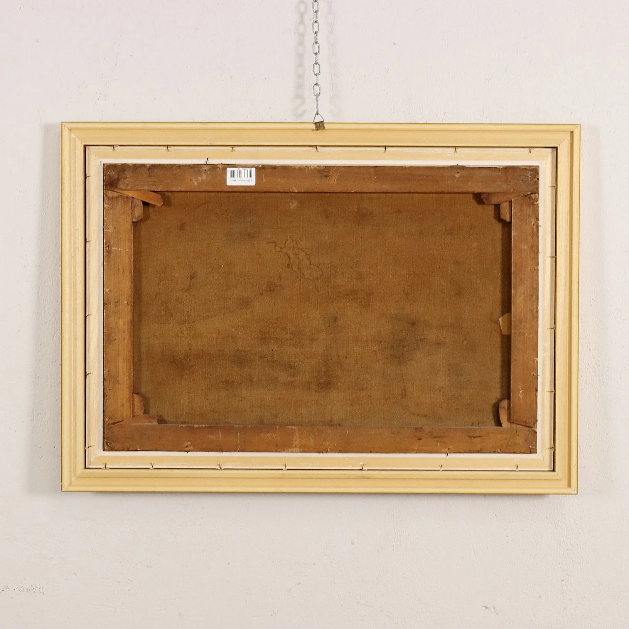 Veduta del Golfo di Napoli e del Vesuvio, dipinto a olio su tela, '800 10