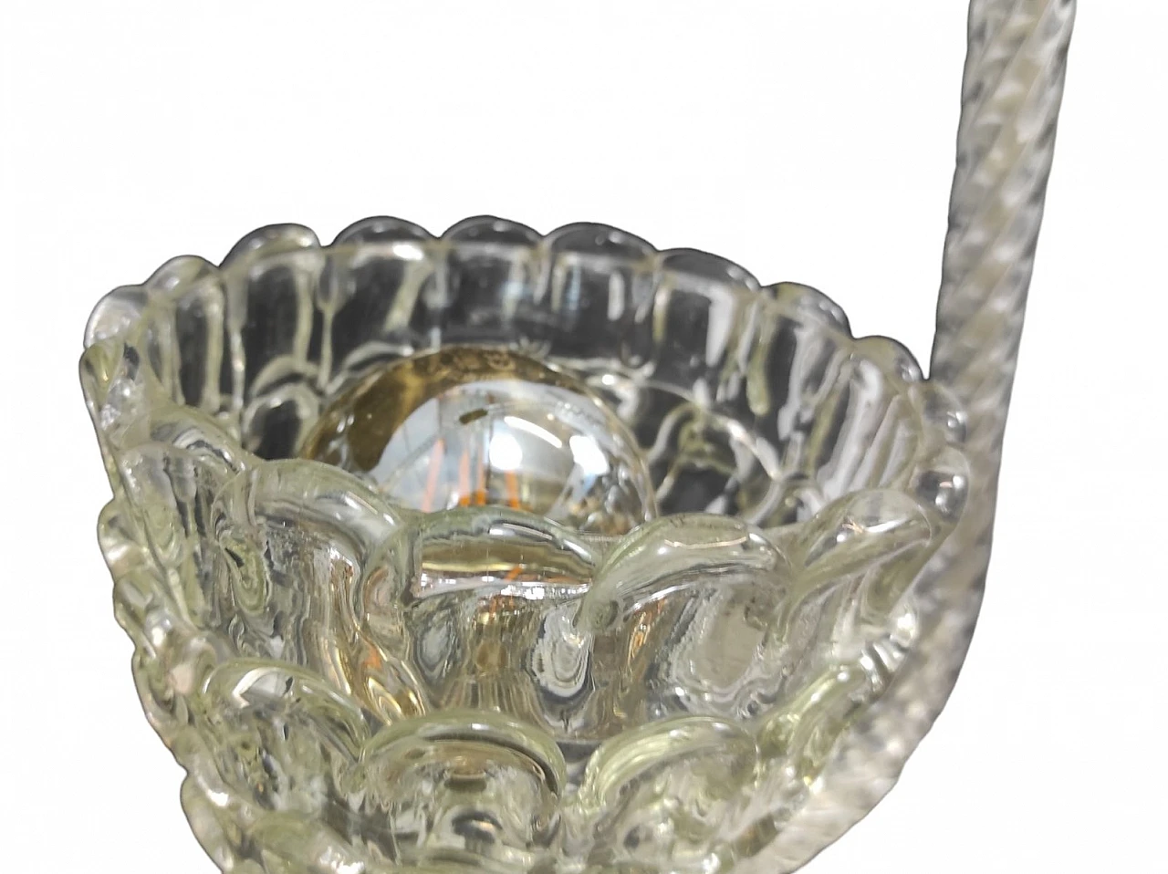 Lampada Art Deco in vetro di Murano, anni '30 13