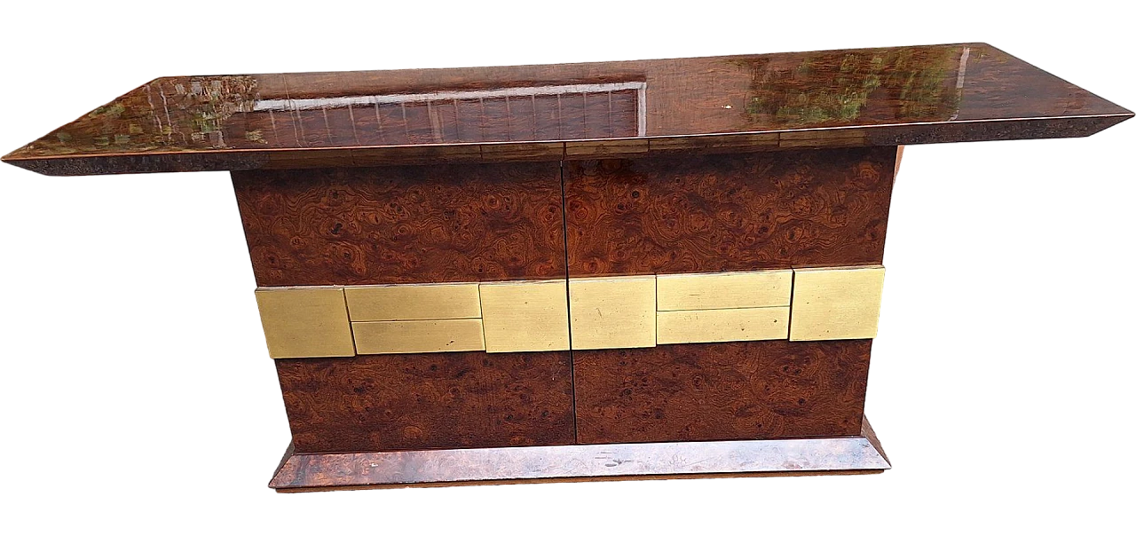 Credenza Marcus in radica di Frigerio per Frigerio Di Desio, anni '60 7