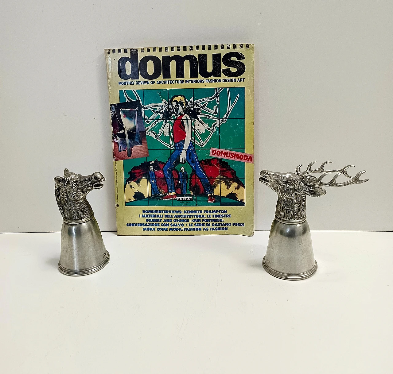 Stirrup cup with moose head by Gucci for Forst, 1970s 3