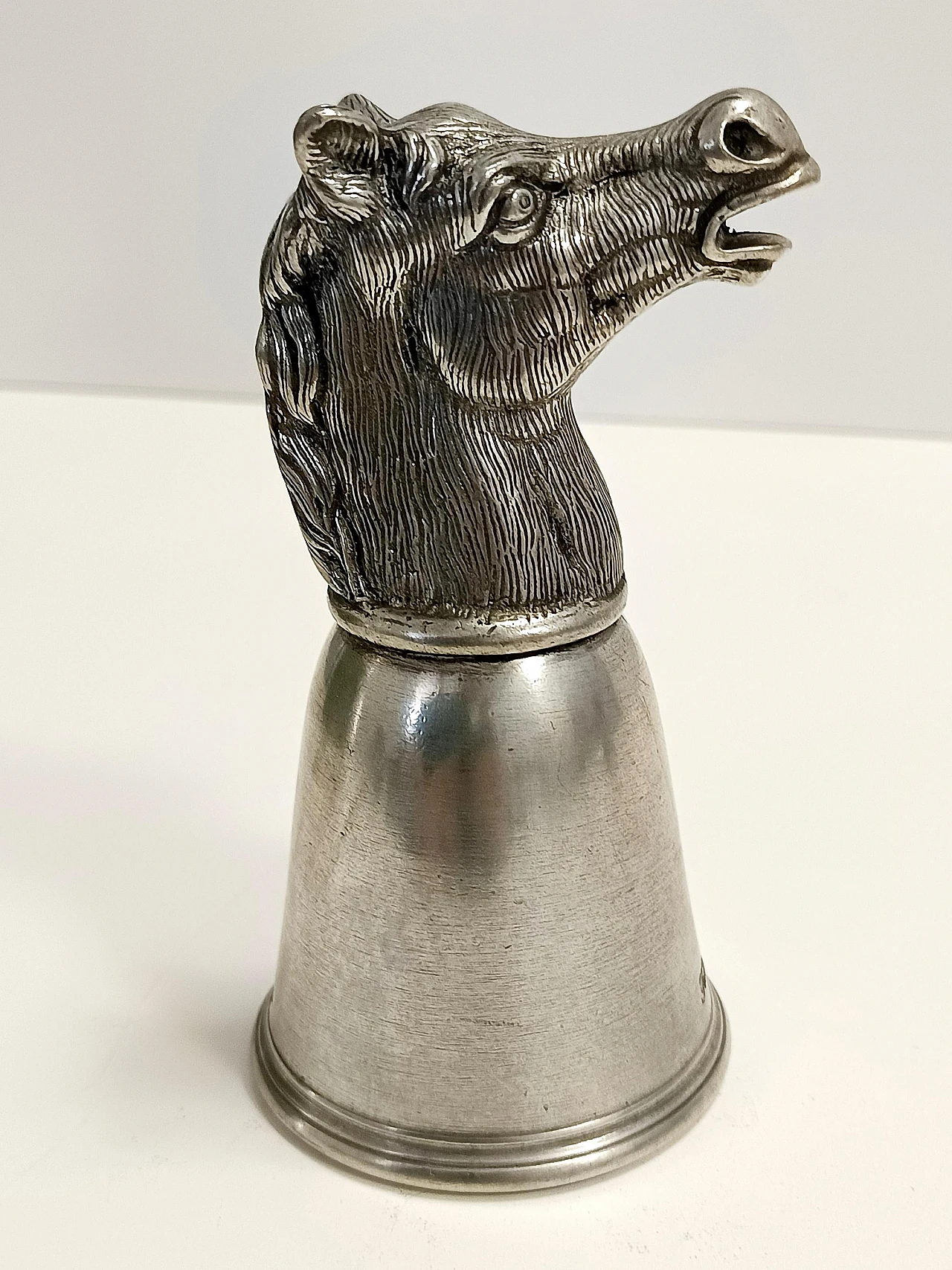 Stirrup cup with moose head by Gucci for Forst, 1970s 8