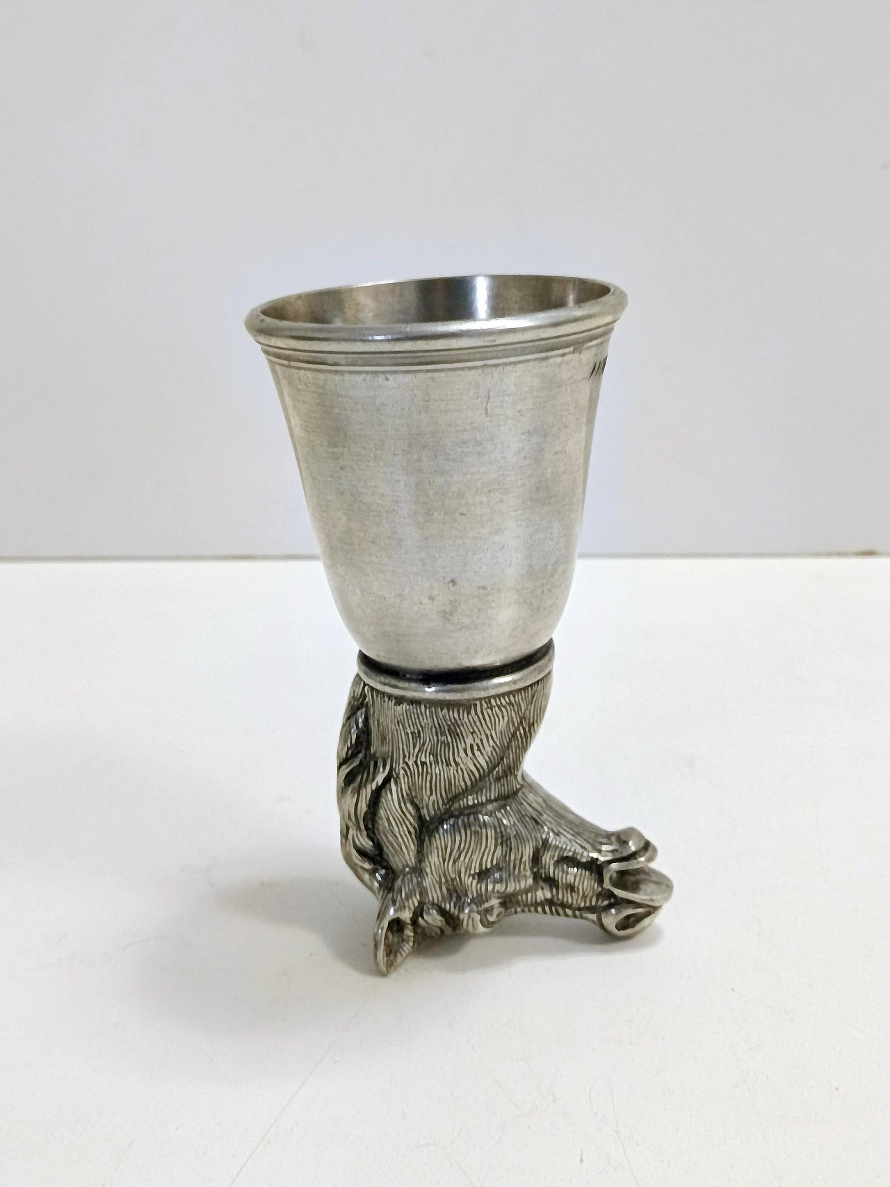 Stirrup cup with moose head by Gucci for Forst, 1970s 10