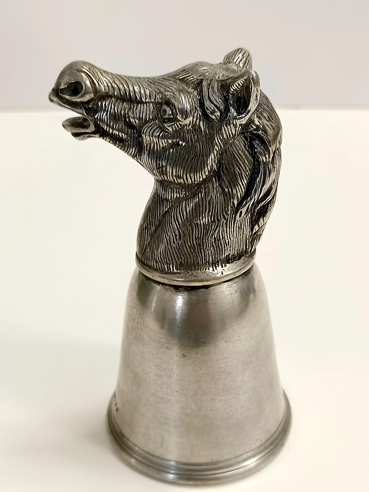 Stirrup cup with moose head by Gucci for Forst, 1970s 13