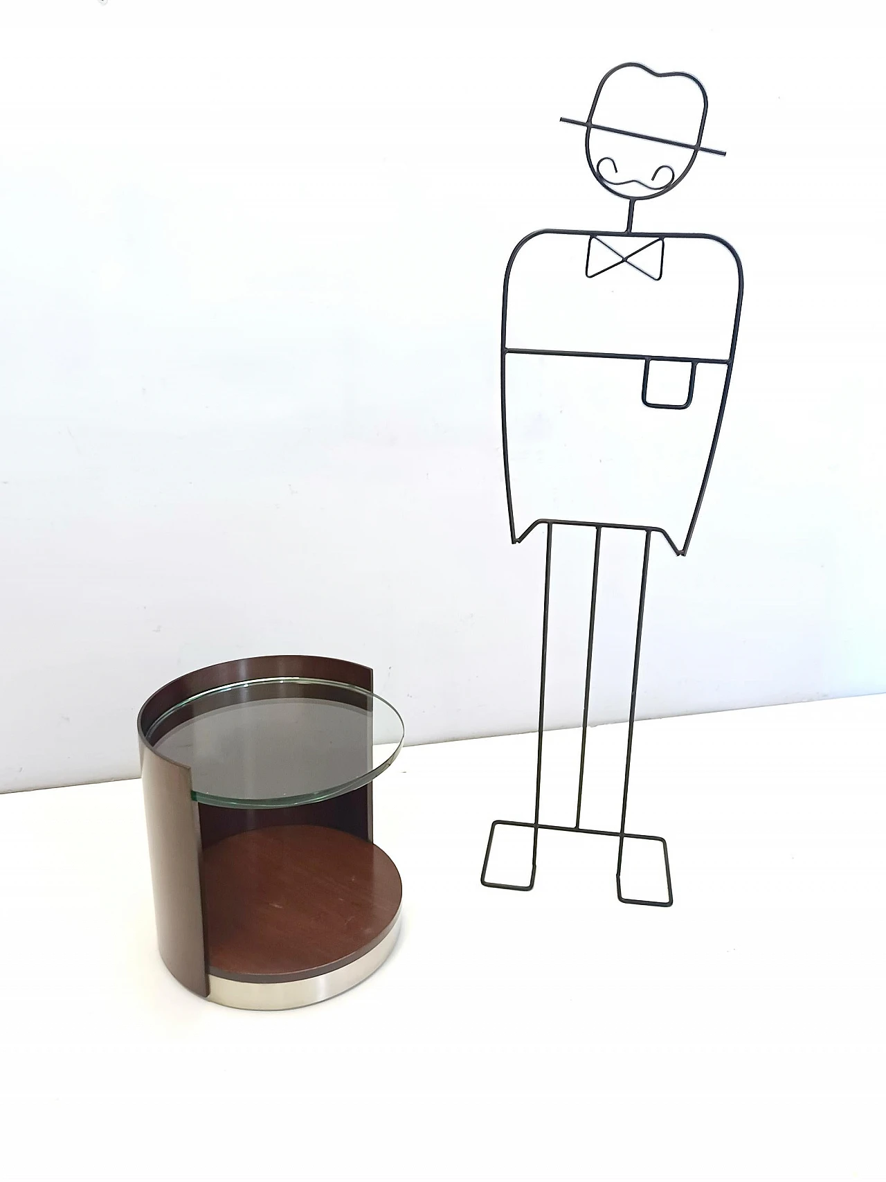 Coffee table with casters by Gianni Moscatelli for Formanova, 1970s 4