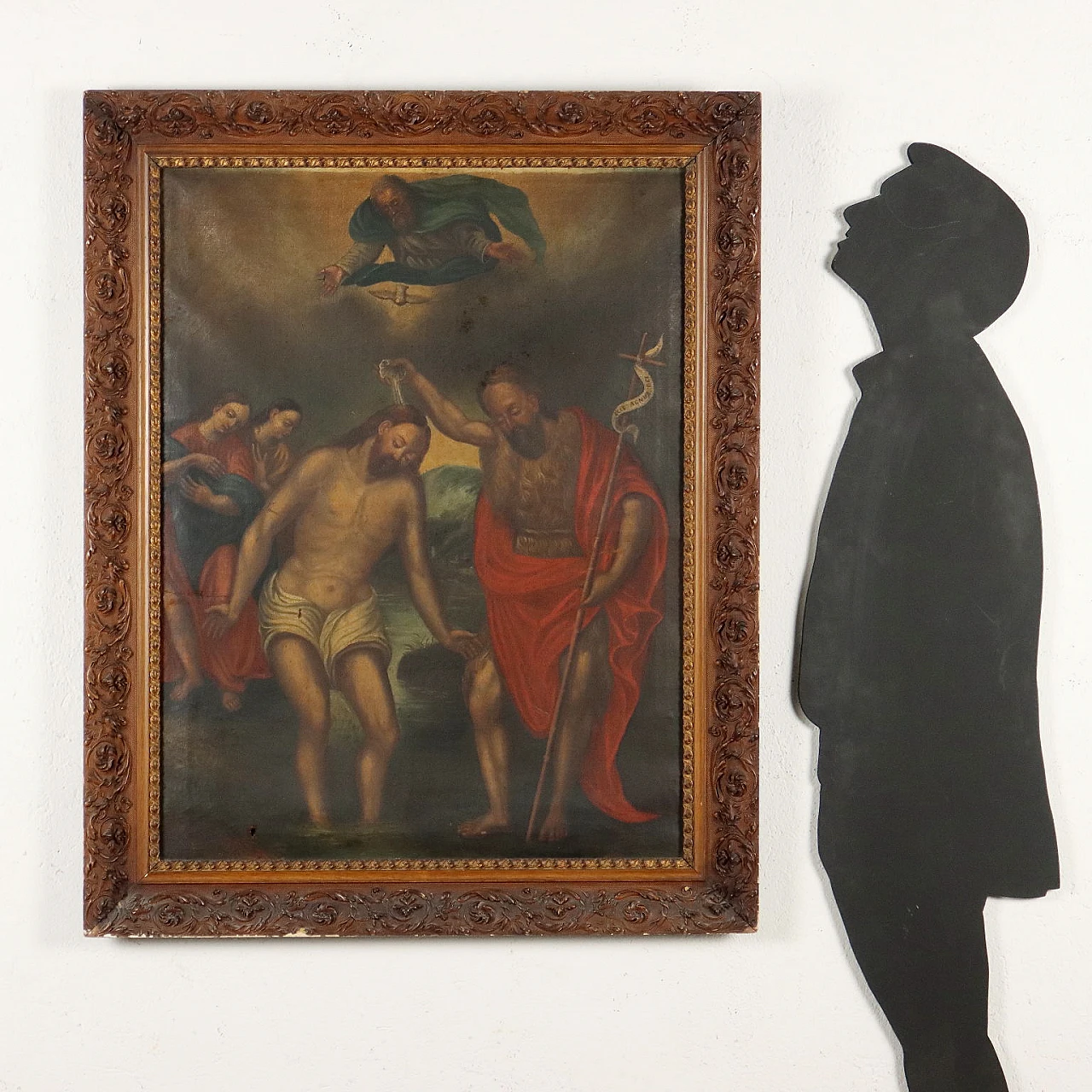 Baptism of Christ, oil on canvas, 18th century 2