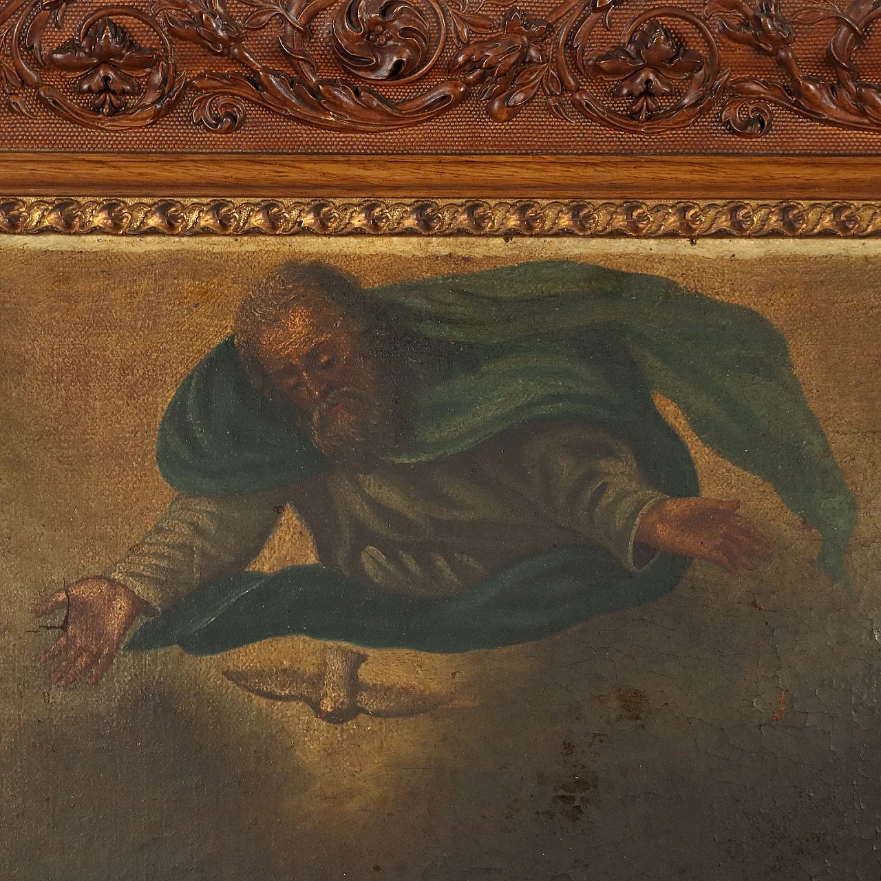 Baptism of Christ, oil on canvas, 18th century 4