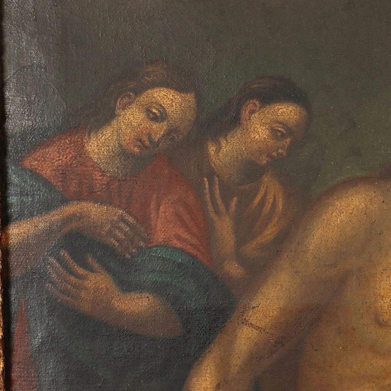 Baptism of Christ, oil on canvas, 18th century 5