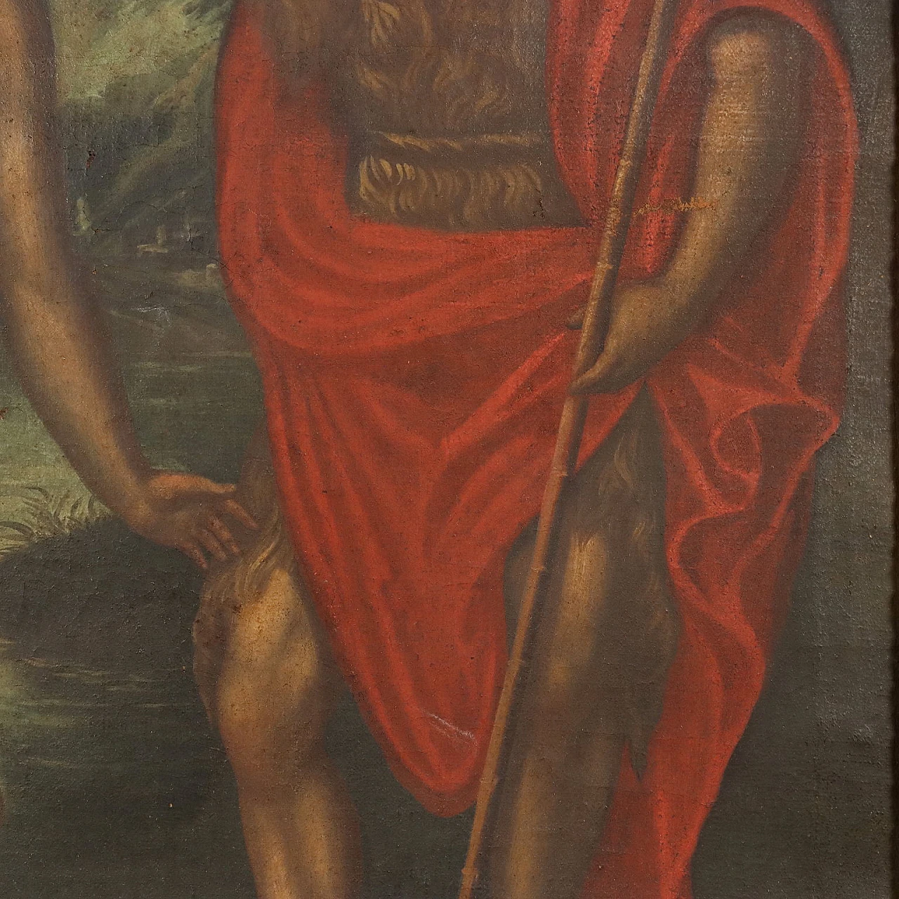 Baptism of Christ, oil on canvas, 18th century 7