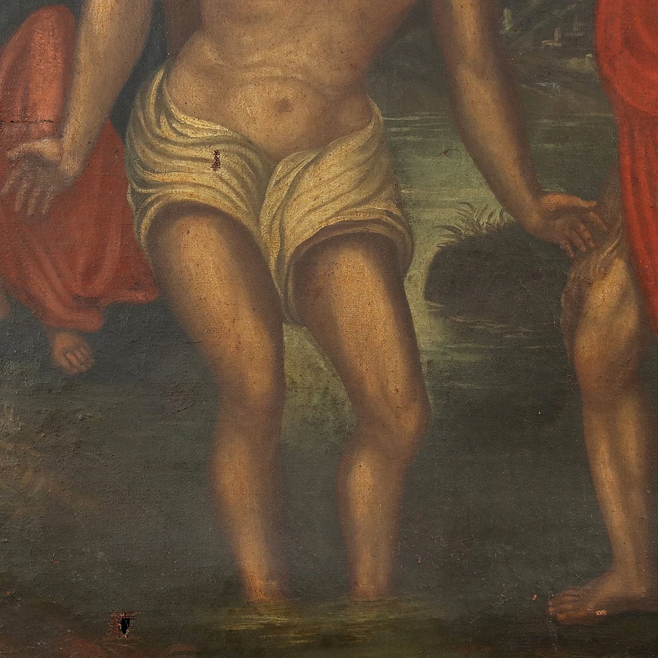 Baptism of Christ, oil on canvas, 18th century 8