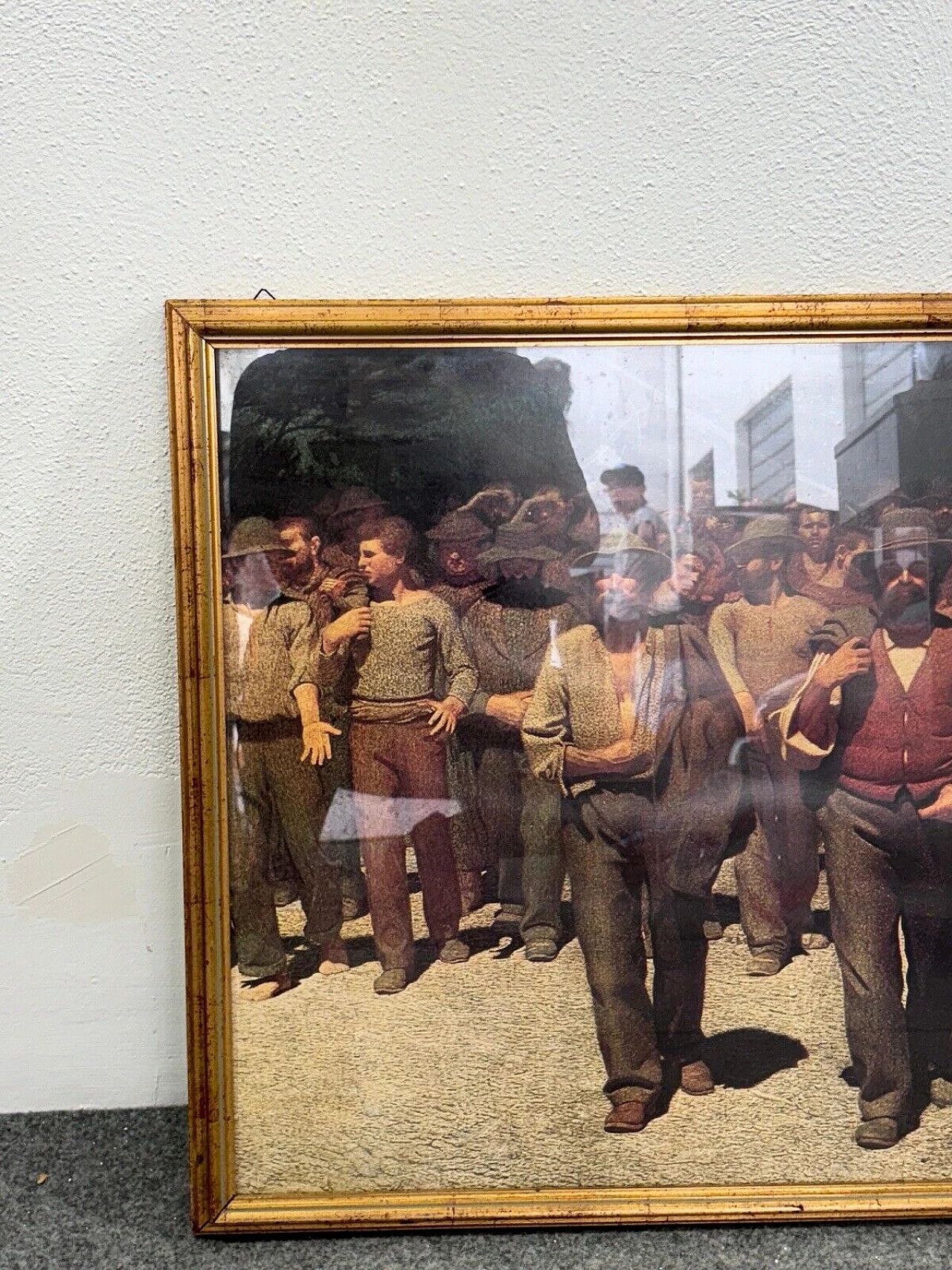 Riproduzione de Il Quarto Stato di G. P. Da Volpedo, stampa su carta 2