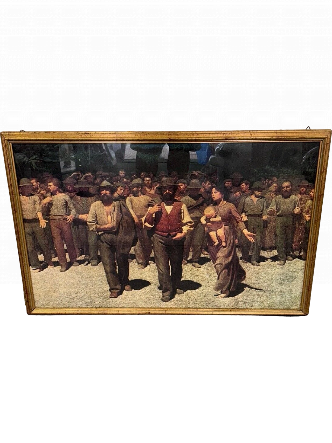 Riproduzione de Il Quarto Stato di G. P. Da Volpedo, stampa su carta 5