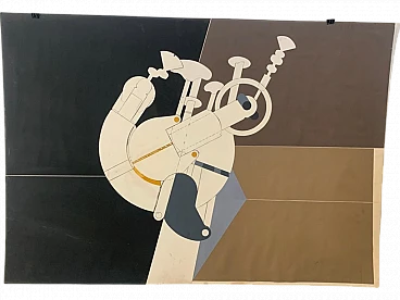 R. Volpini, Element for space machine, mixed media, 1970s