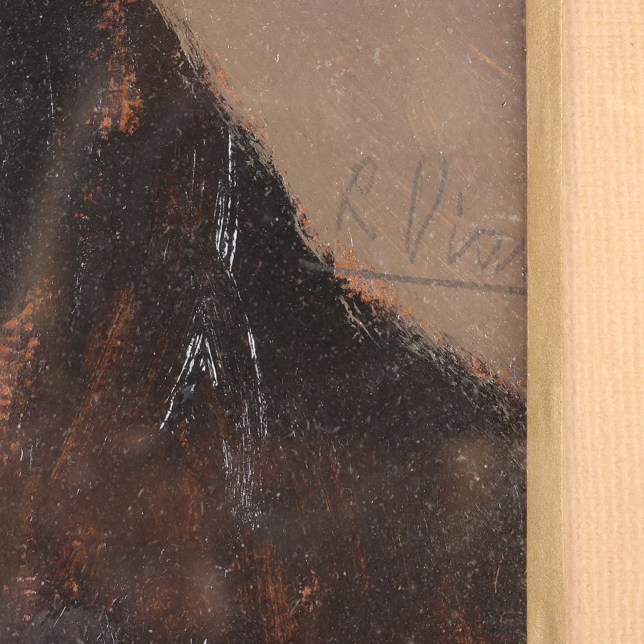 Lorenzo Viani, Faccia d'uomo, tecnica mista su cartone 5