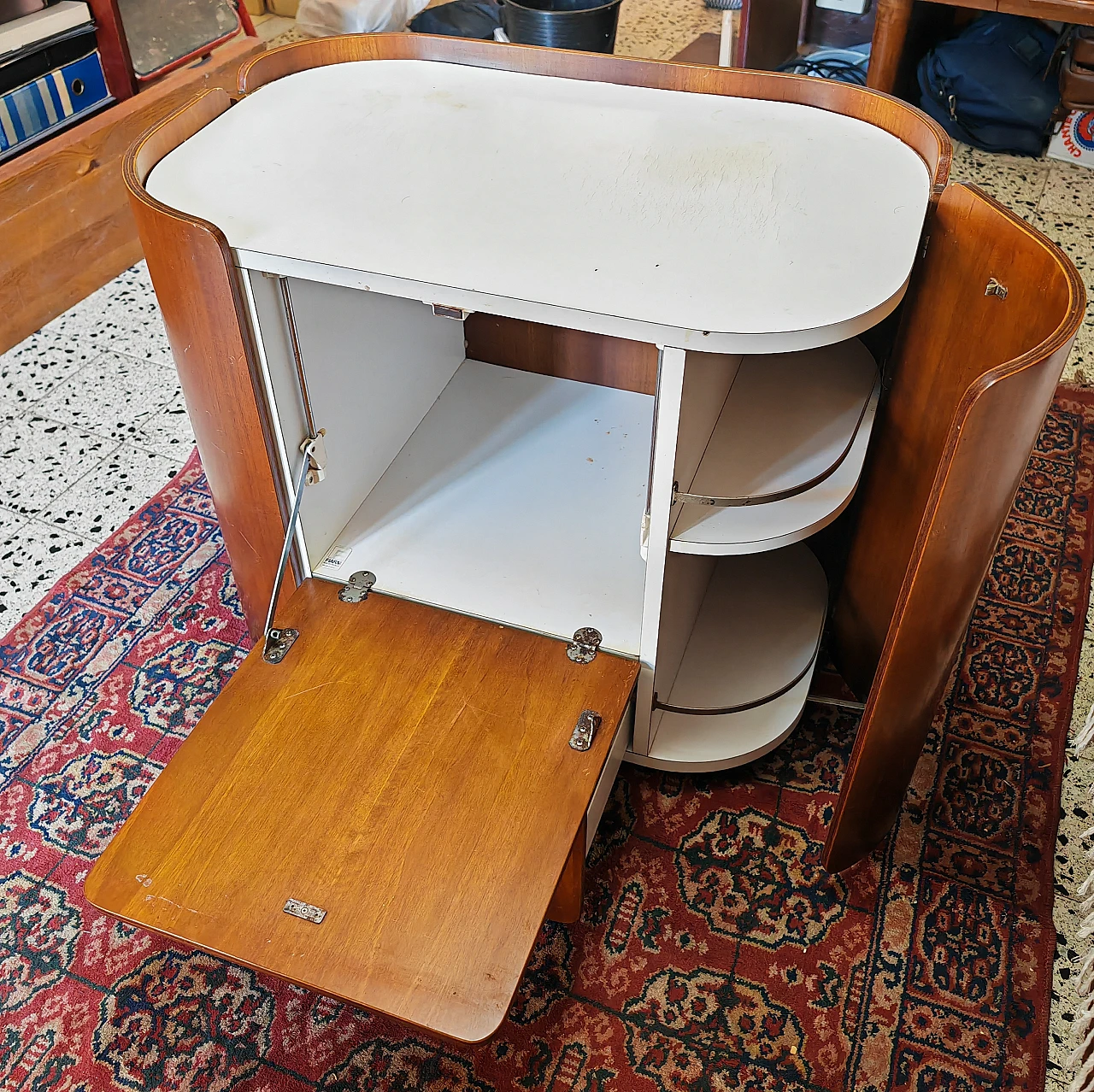 Bar cabinet with wheels by Fiarm, 1960s 5