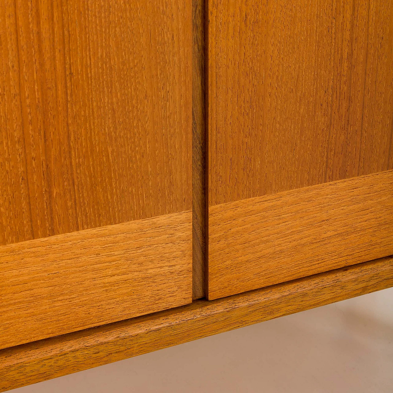 Scandinavian two-bay teak bookcase, 1970s 19