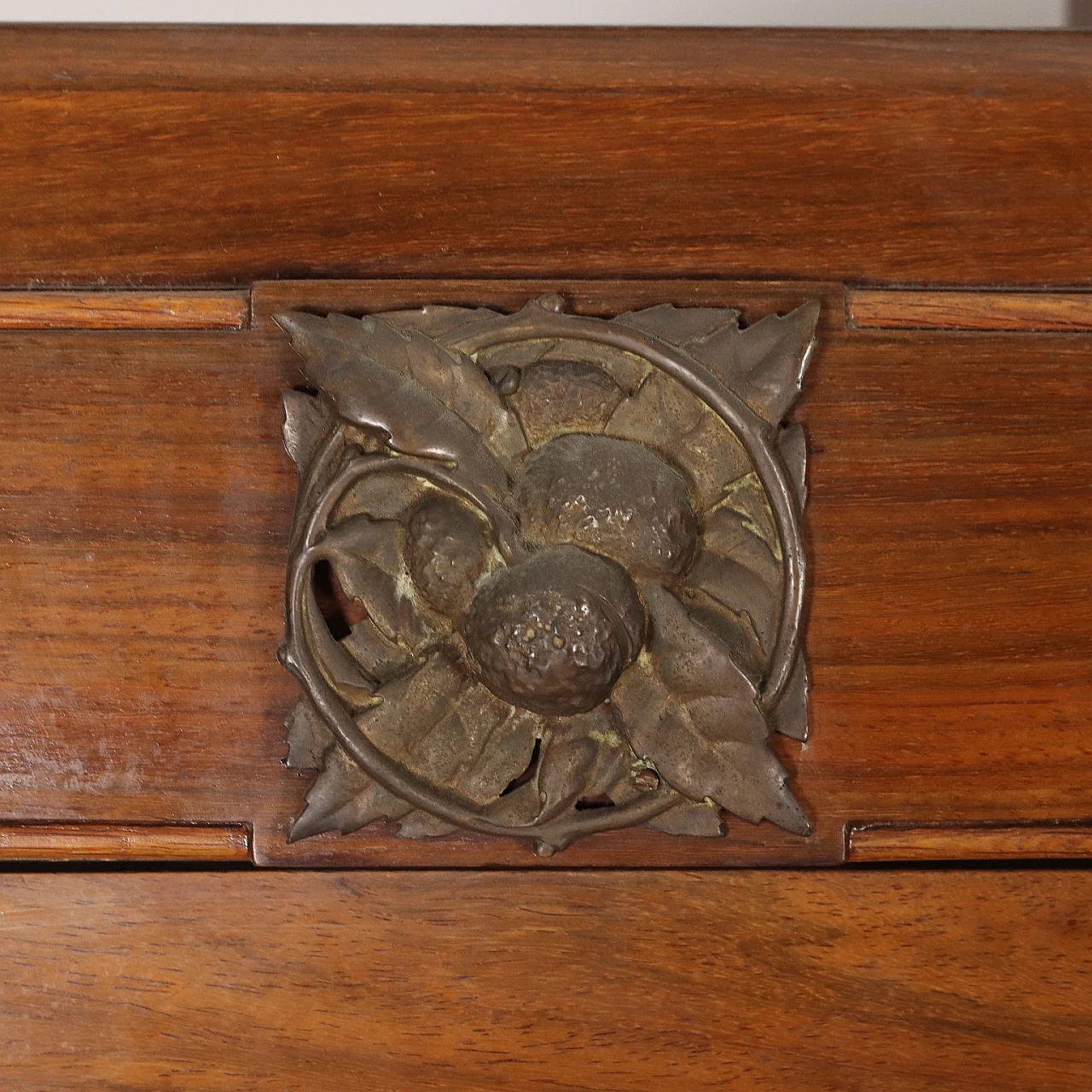 Credenza in mogano e ante in vetro di Fabbrica Italiana di Mobili 5