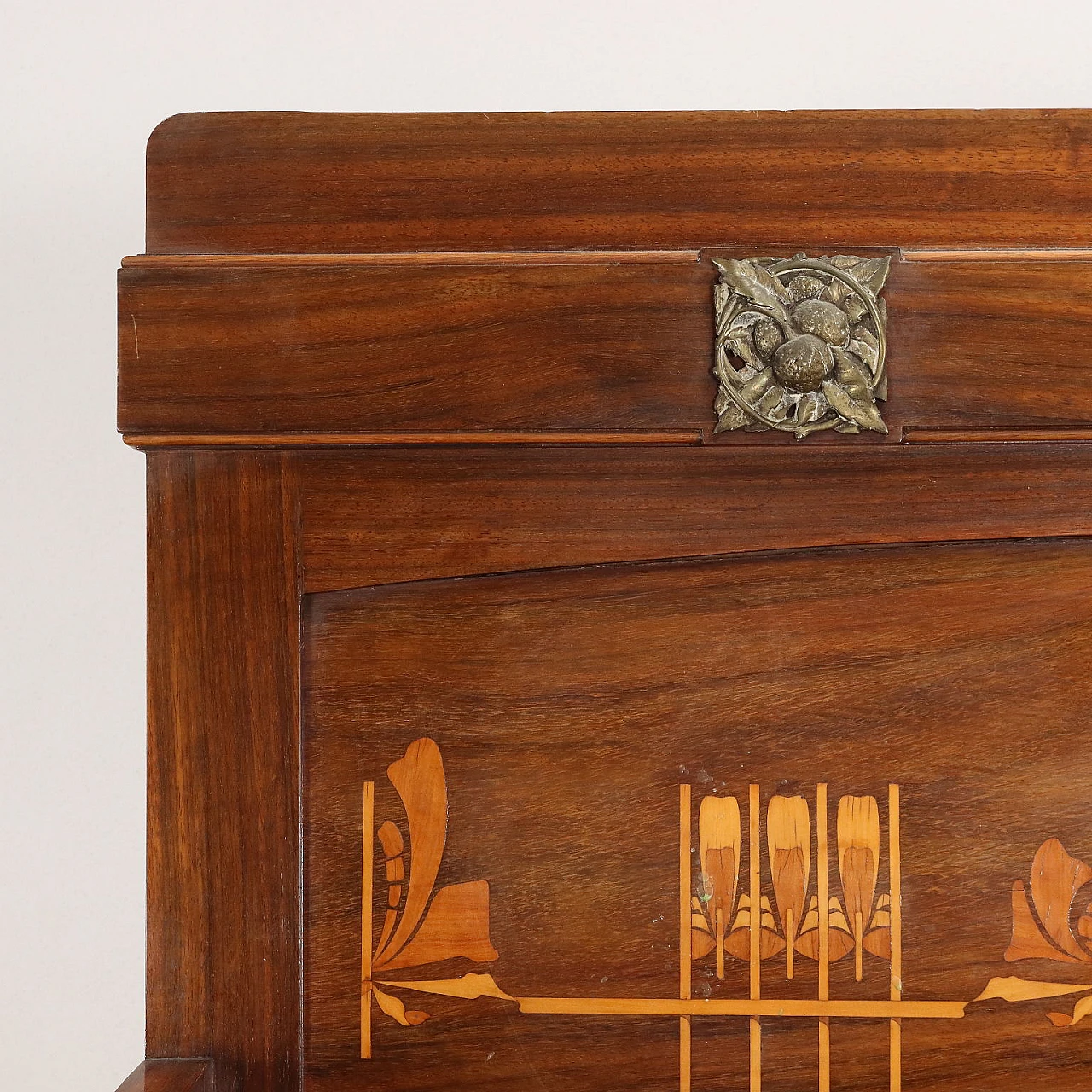 Mahogany sideboard with riser by Fabbrica Italiana di Mobili 5