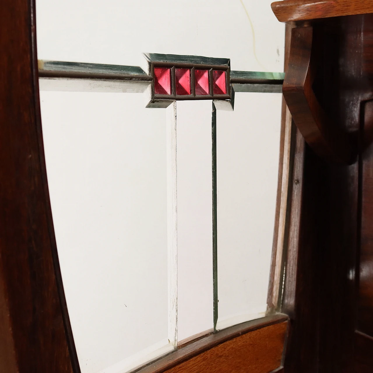 Mahogany sideboard with riser by Fabbrica Italiana di Mobili 8