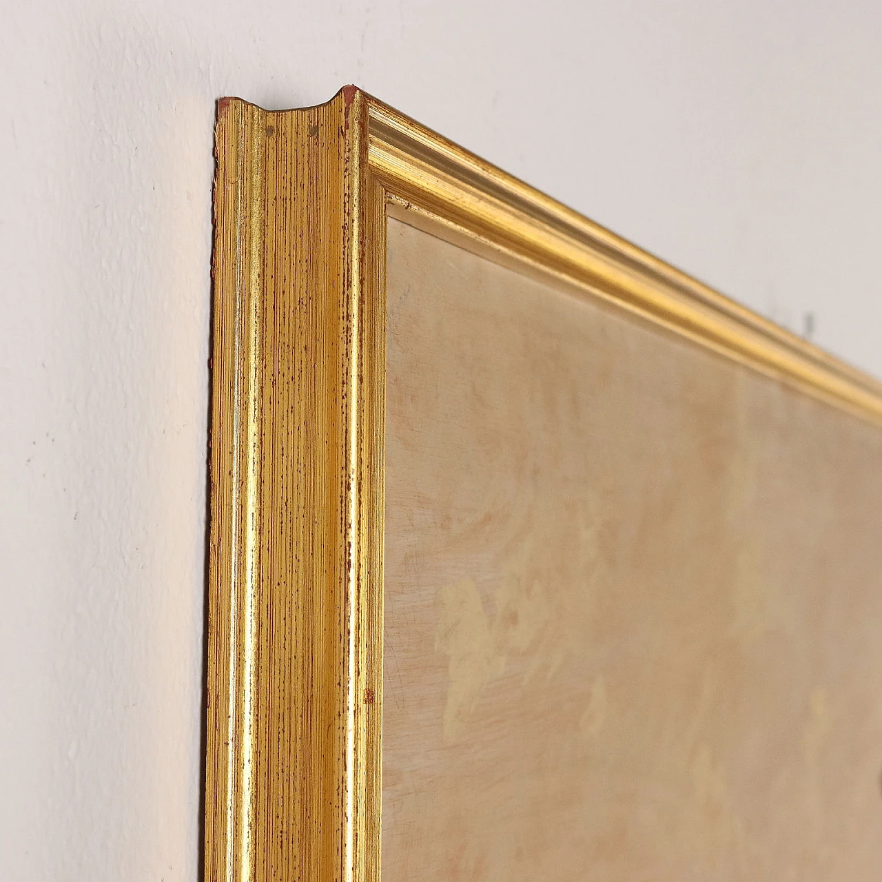 Antonio Oberto, Paesaggio con pastori e rovine, olio su tavola 10