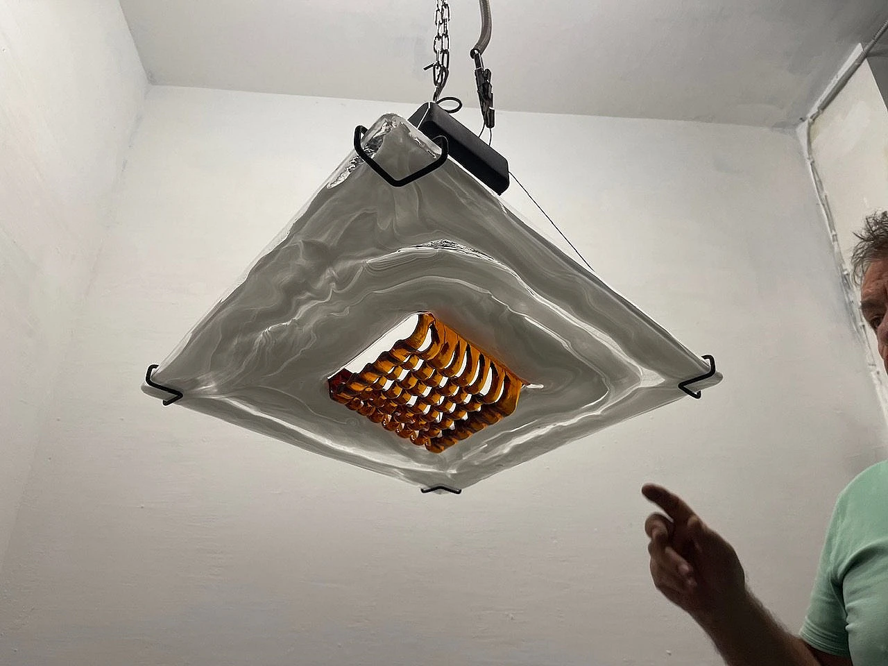 Lampadario Aquilone R60 in vetro di Murano di La Murrina 12