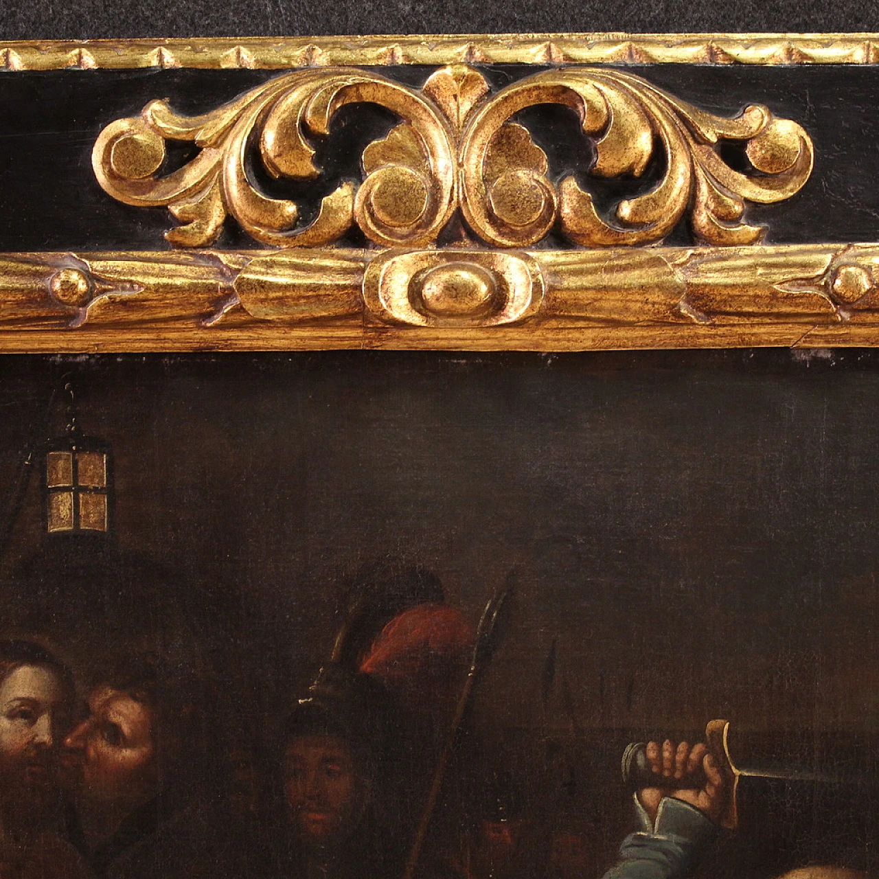 Cattura di Cristo, dipinto a olio su tela, seconda metà del '600 12