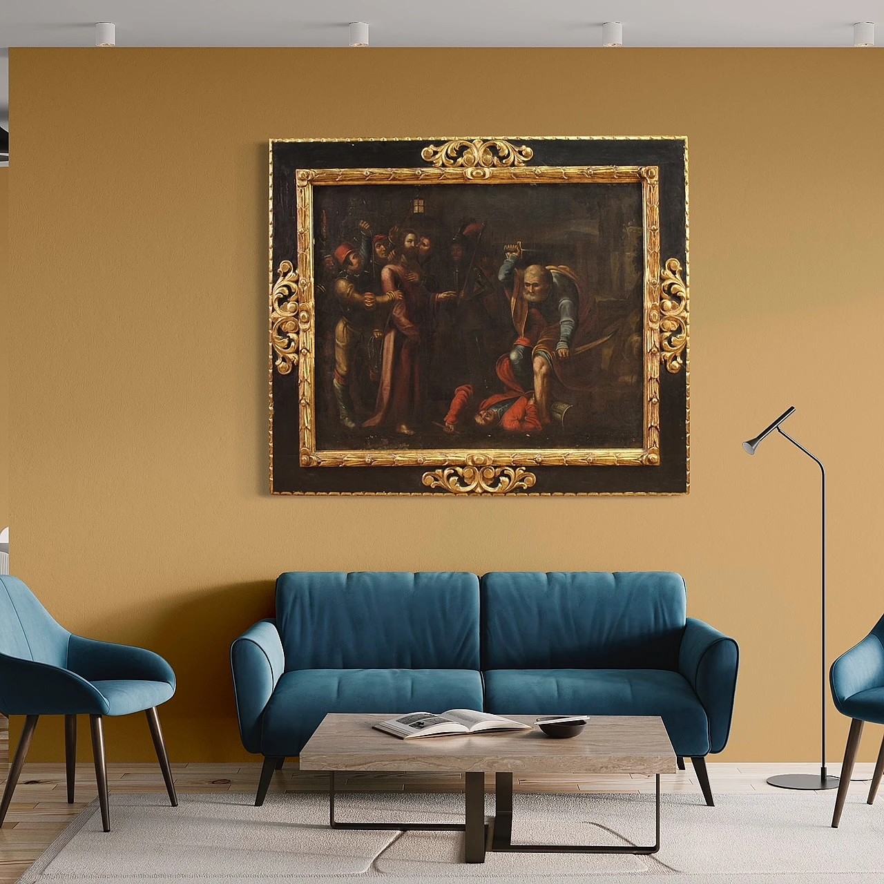 Cattura di Cristo, dipinto a olio su tela, seconda metà del '600 15