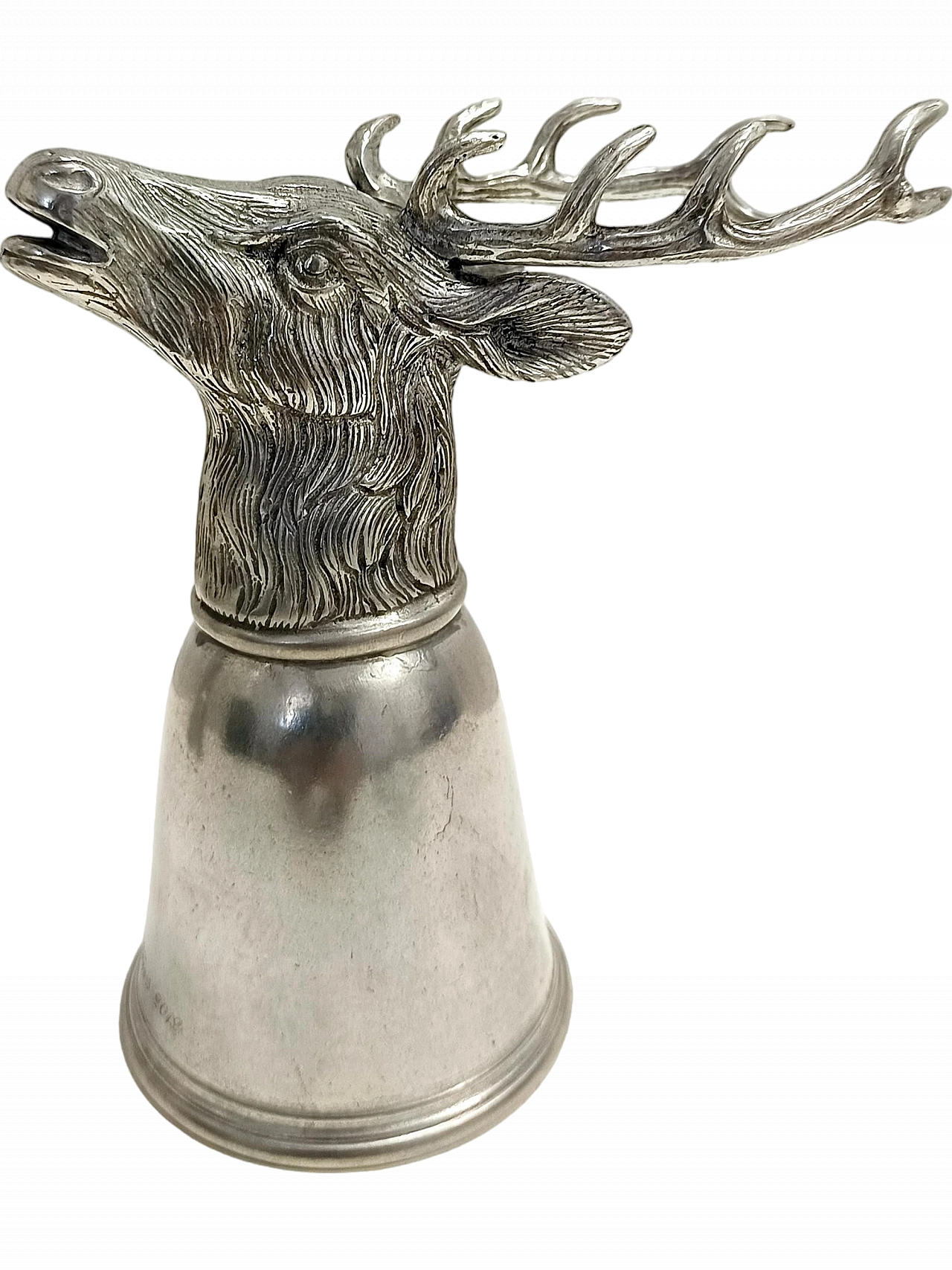 Stirrup cup with moose head by Gucci for Forst, 1970s 21