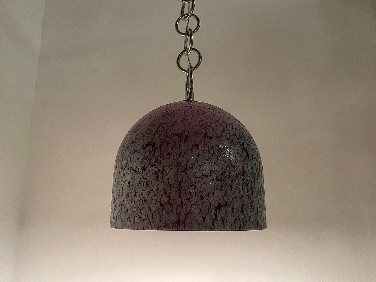 Neverrino chandelier in Murano glass by Gae Aulenti, 1970s 2