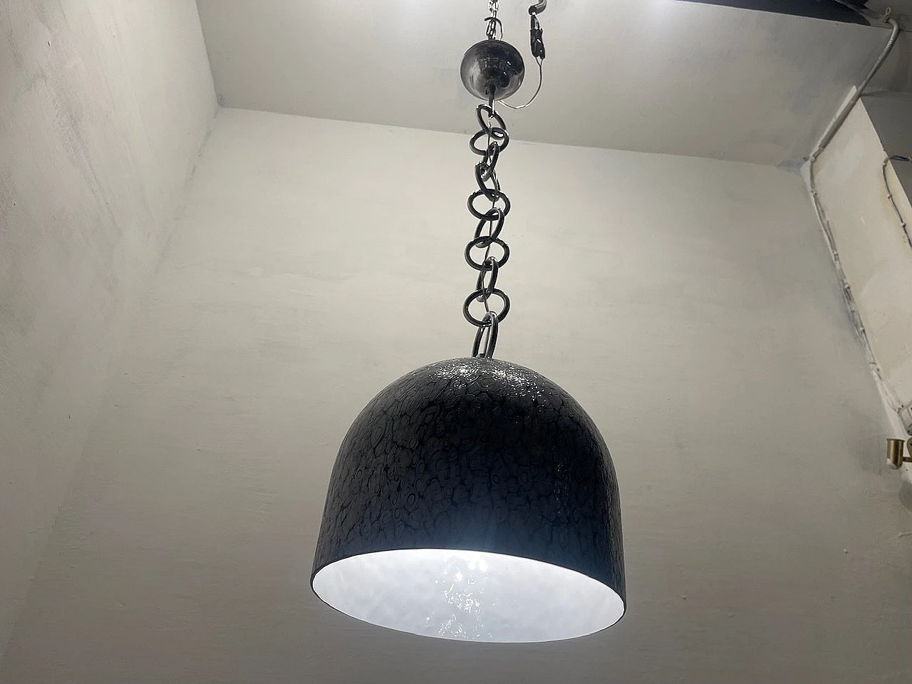 Neverrino chandelier in Murano glass by Gae Aulenti, 1970s 4