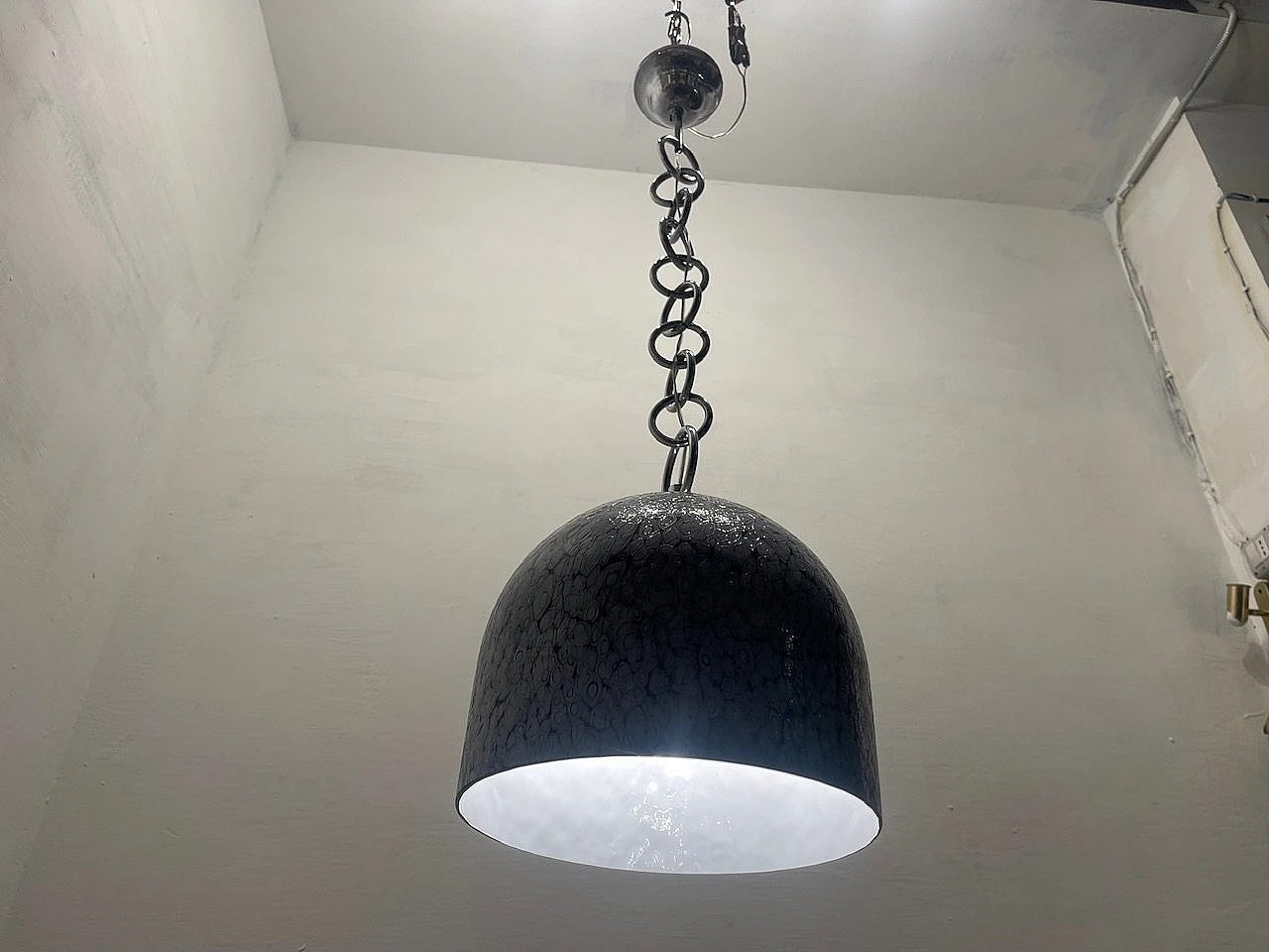 Neverrino chandelier in Murano glass by Gae Aulenti, 1970s 7