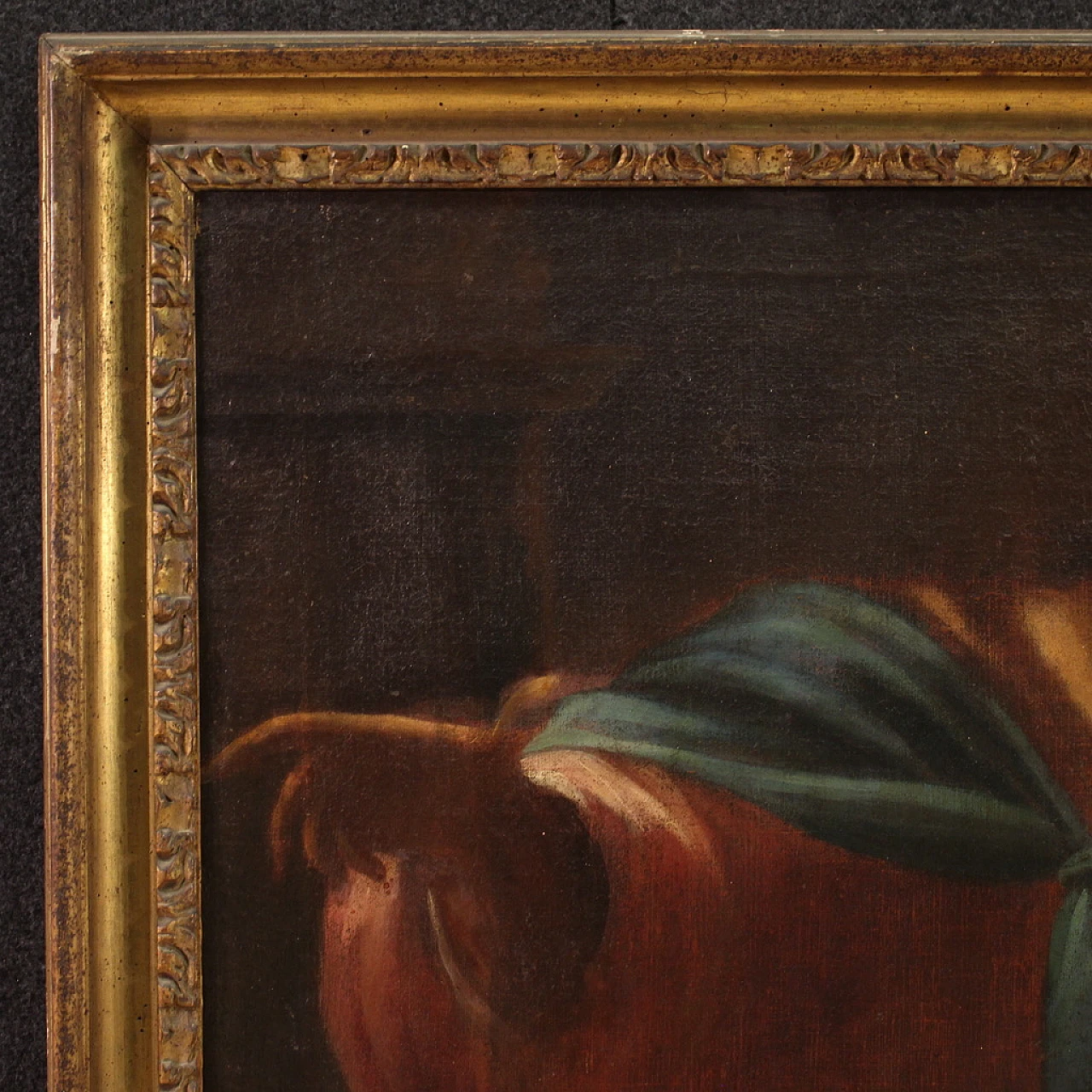 Tributo della moneta, dipinto a olio su tela, seconda metà del '600 7