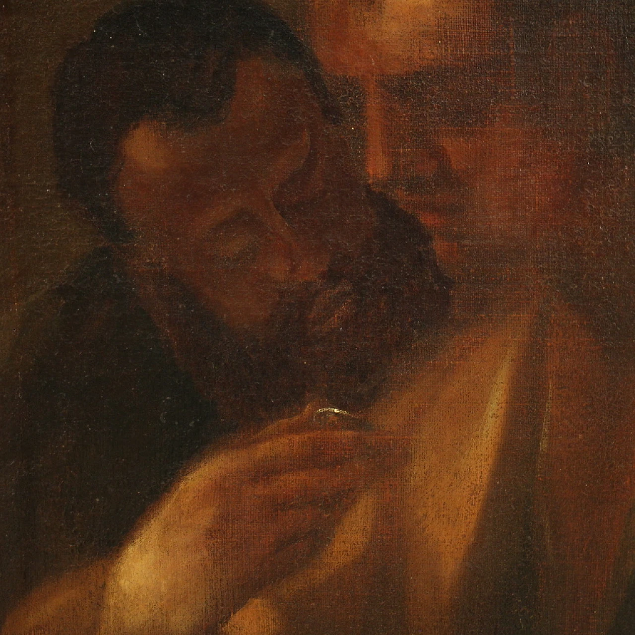 Tributo della moneta, dipinto a olio su tela, seconda metà del '600 8