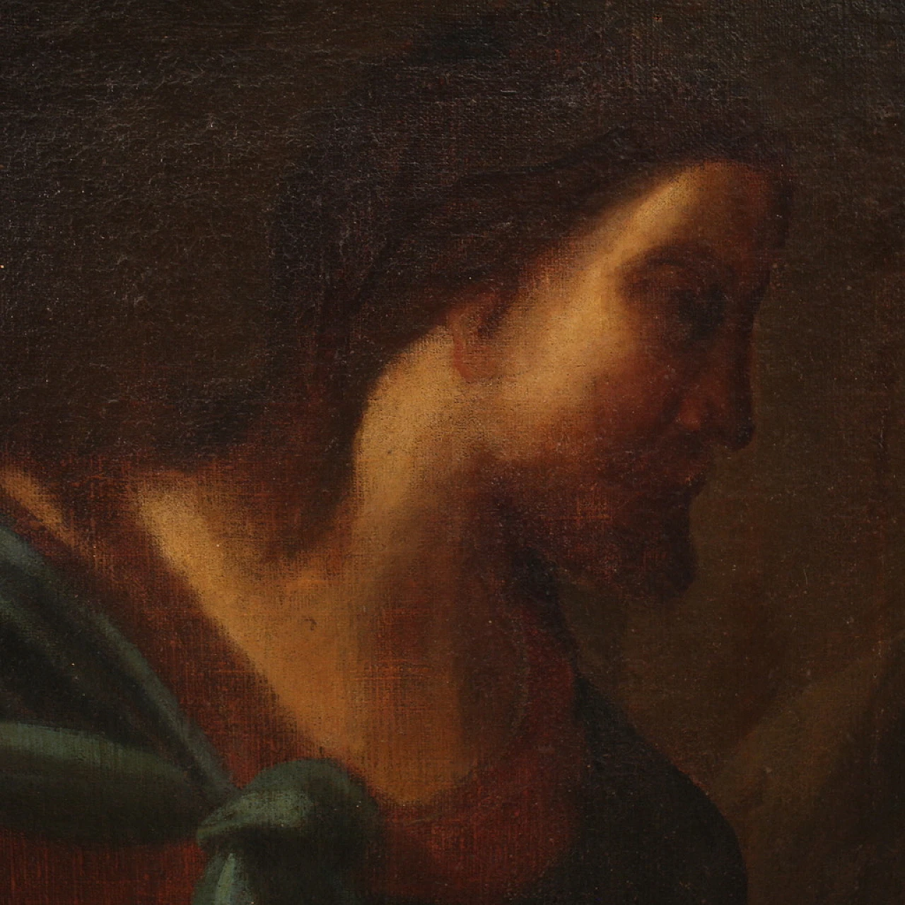 Tributo della moneta, dipinto a olio su tela, seconda metà del '600 9